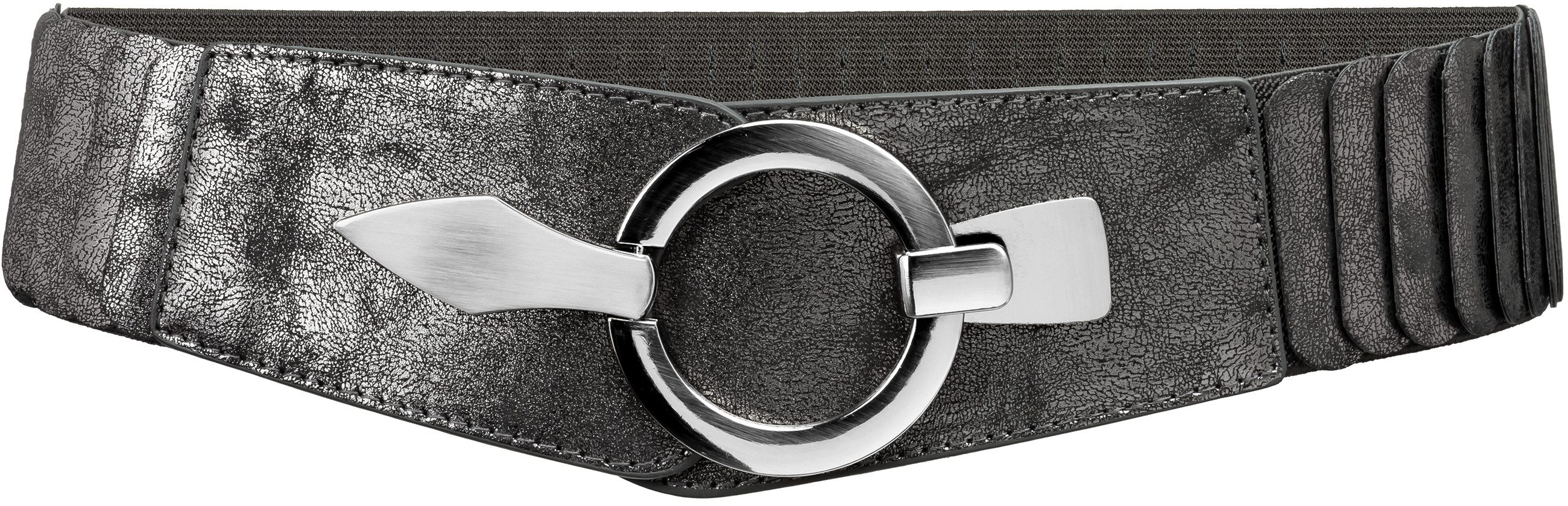 Caspar Taillengürtel GU300 Damen elastischer breiter Stretch Gürtel