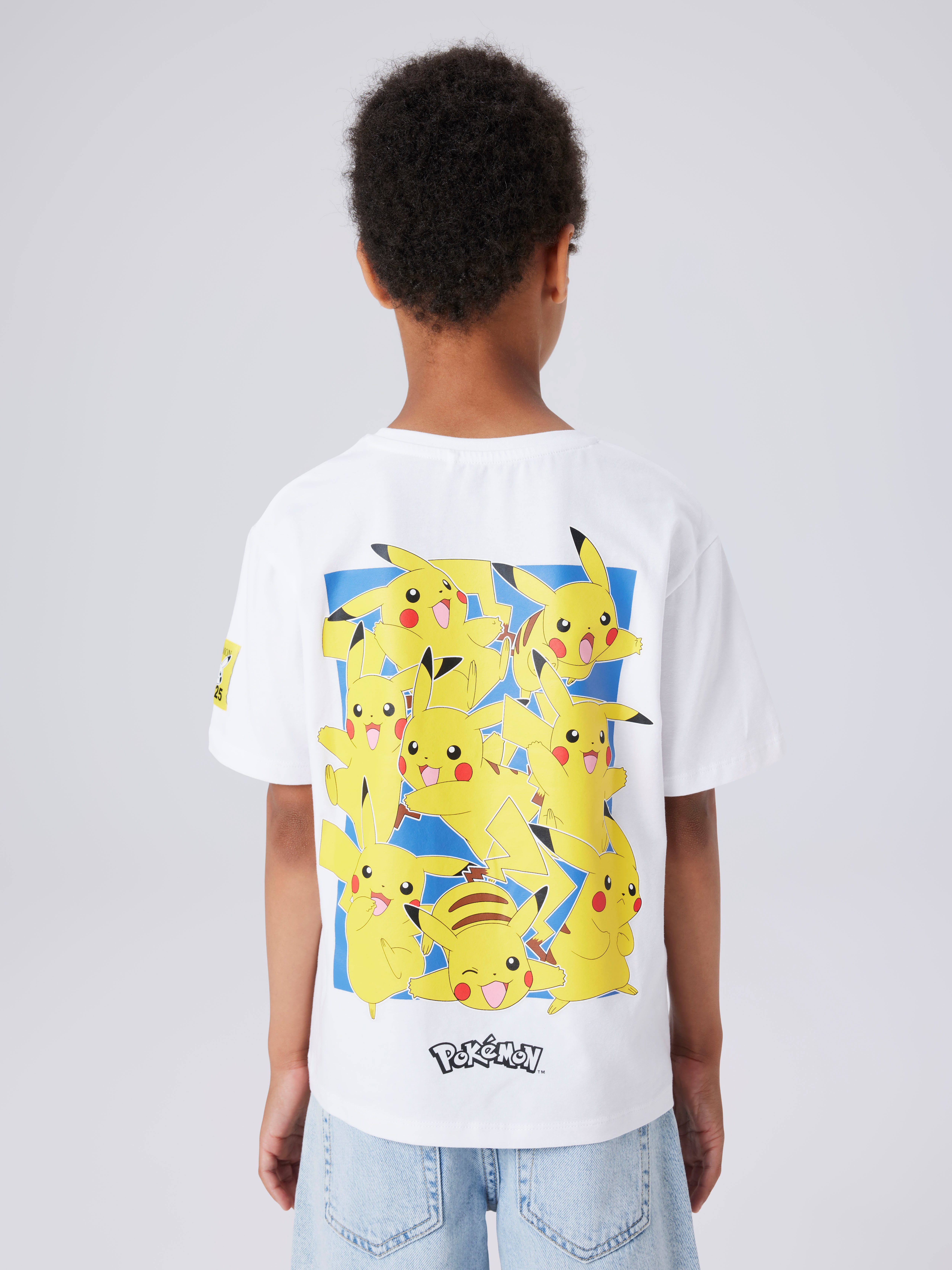 Name It T-Shirt NKMJEB POKEMON SS NREG TOP BOX NOOS SKY mit Front- und Rückendruck