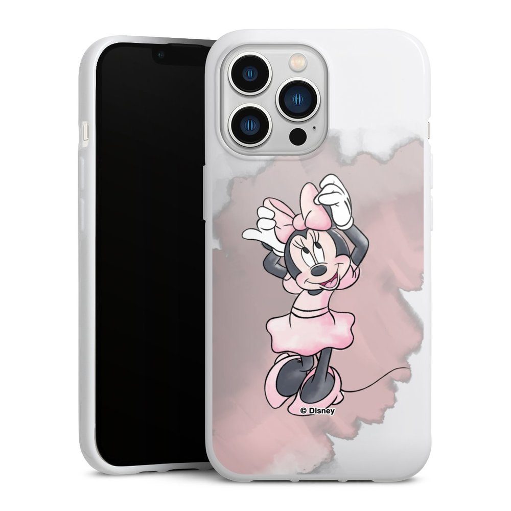 DeinDesign Handyhülle Mickey & Minnie Mouse Disney Motiv ohne Hintergrund, Apple iPhone 13 Pro Silikon Hülle Bumper Case Handy Schutzhülle