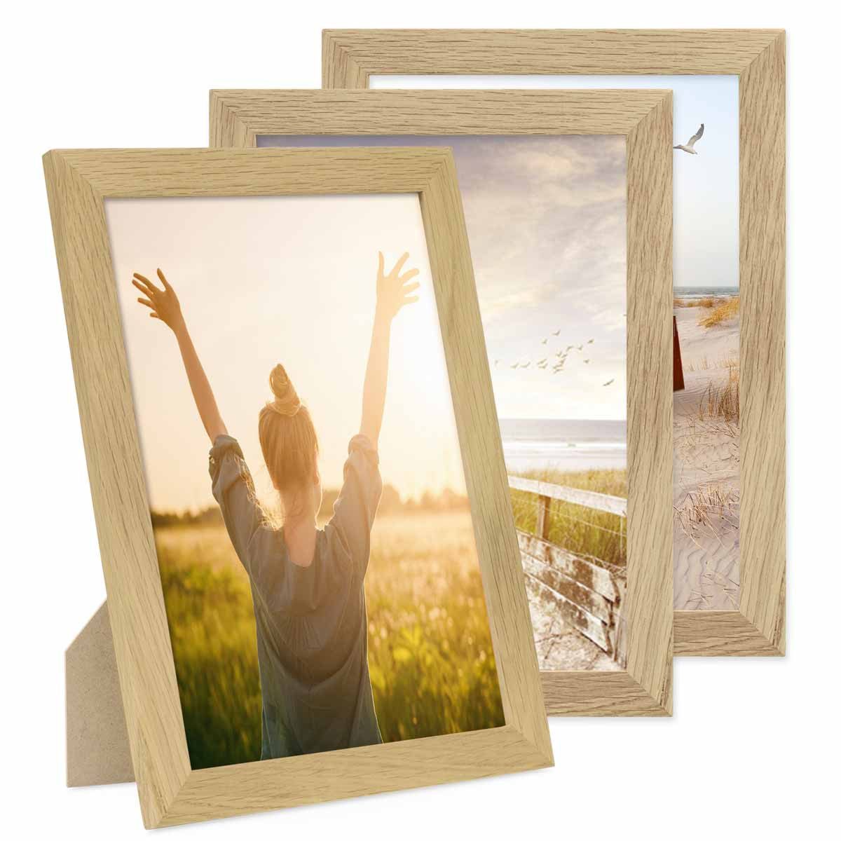 PHOTOLINI Bilderrahmen 3er Set breite Rahmen, günstig online kaufen