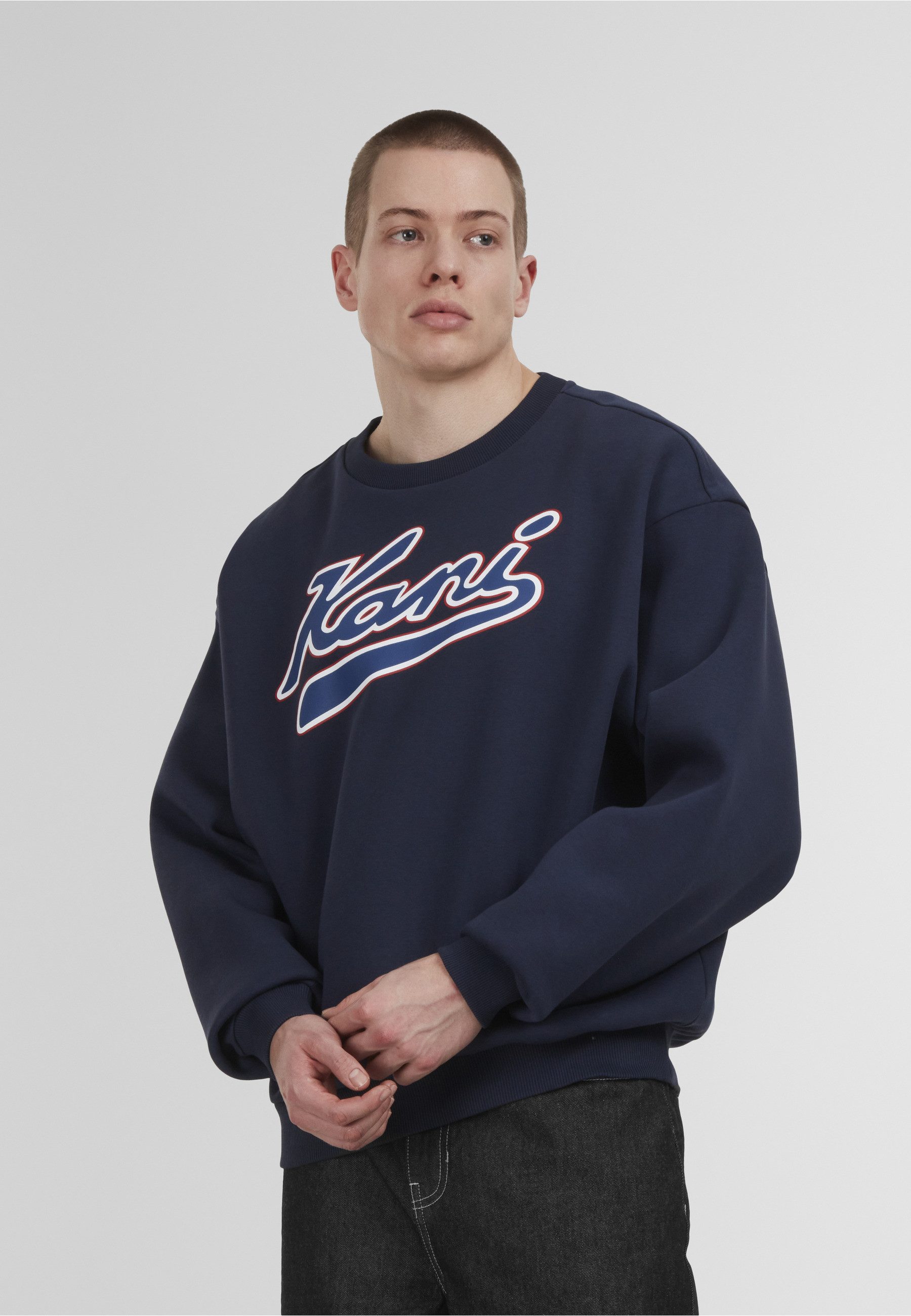 Karl Kani Rundhalspullover Karl Kani Varsity Print Os Crewneck (1-tlg)