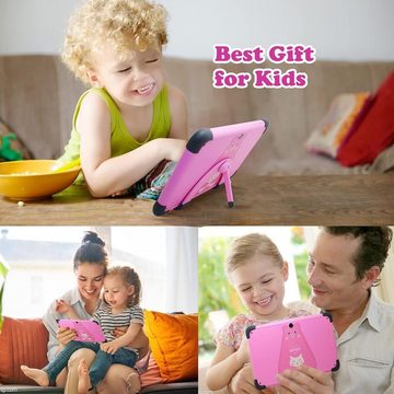 weelikeit Tablet (7,1", Android 11, Kinder-tablet mit wlan ips kindersicherung integriertes gehäuse für)