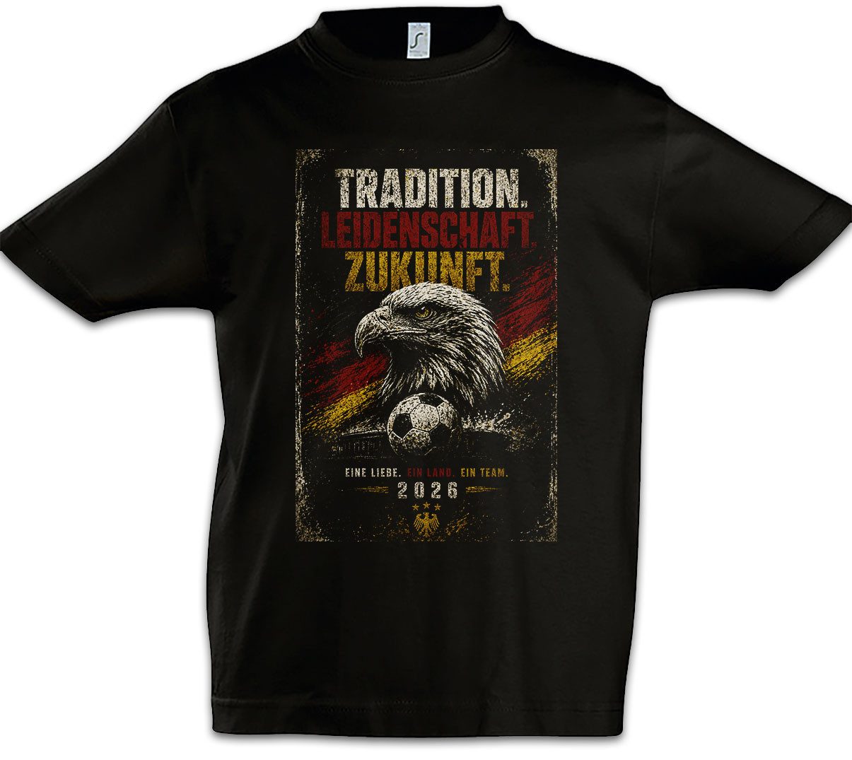 Urban Backwoods Print-Shirt Tradition Deutschland Kinder T-Shirt Nationalmannschaft Germany (1-tlg) Mannschaft Fußball WM Soccer