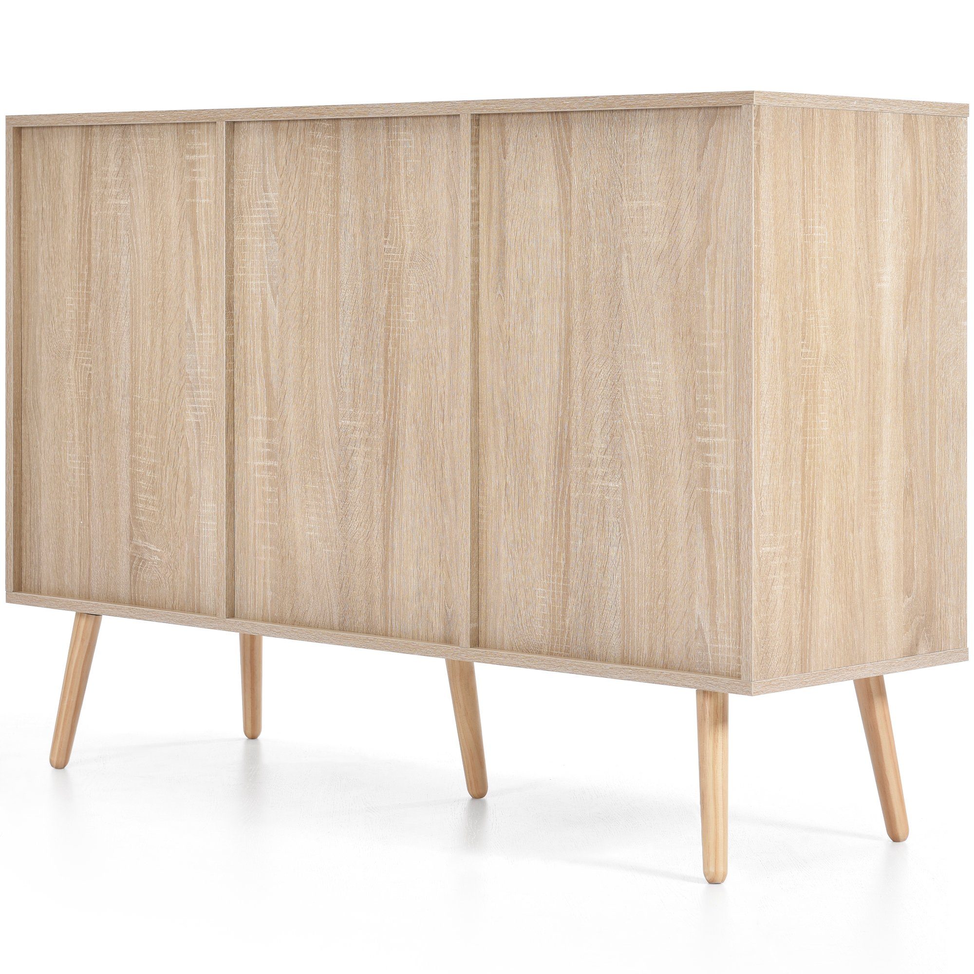 Kommode (Sideboard, 1 St), Schubladenschrank mit 3 Schubladen, 48.5 x 48.6 x 79.5 cm