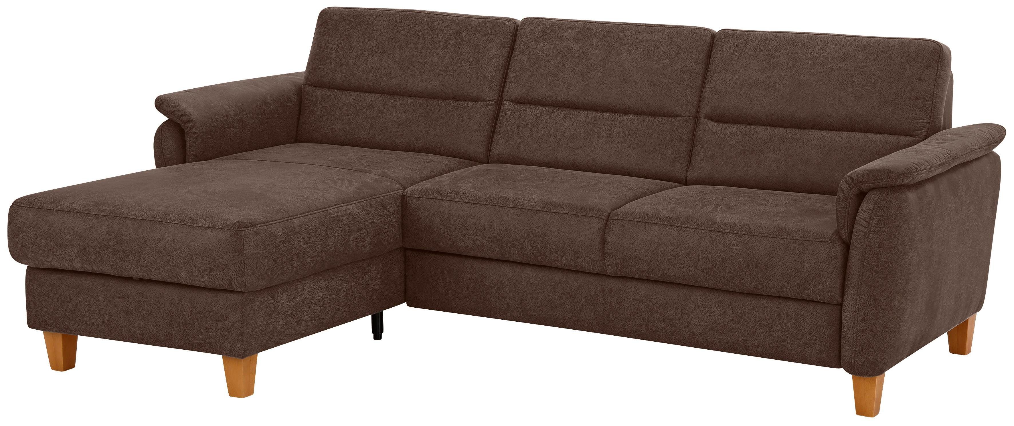 Home affaire Ecksofa Palmera L-Form, Federkern, günstig online kaufen