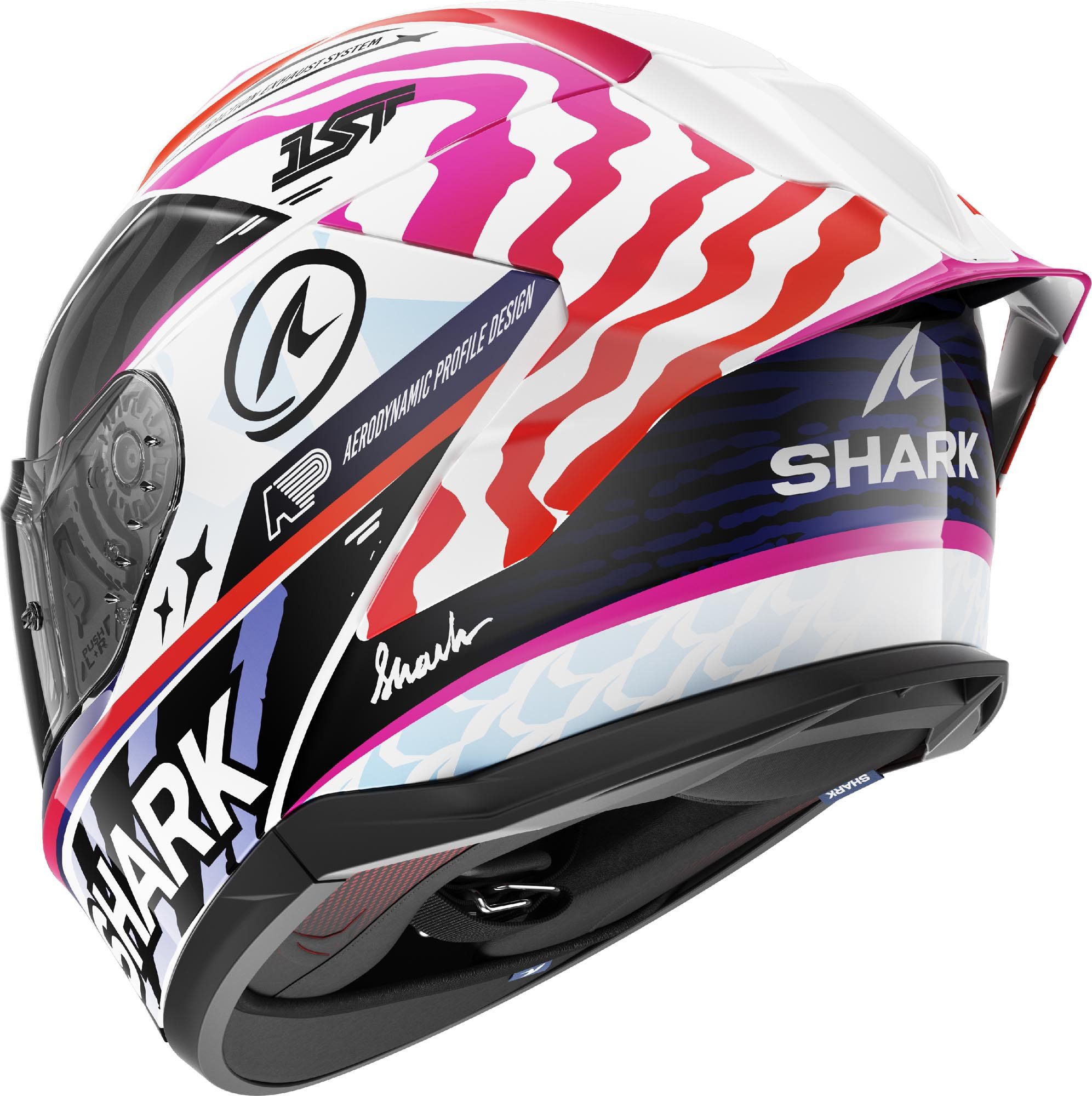 Shark Motorradhelm Skwal Cup Speed Fancy Helm, Antifog Beschichtet,vorbereitet Für Kommunikationssystem,geeignet