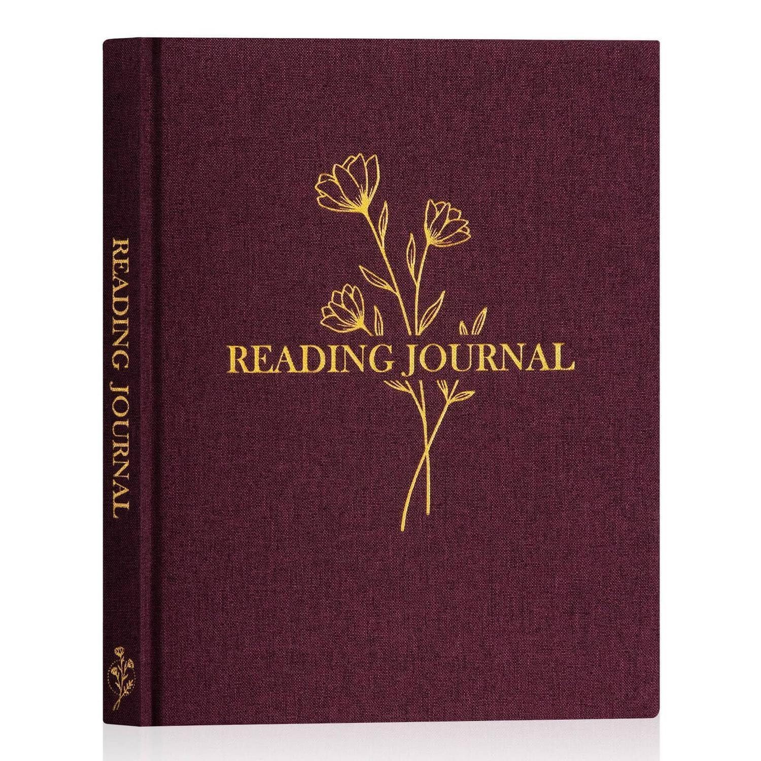 LuxusKollektion Tagebuch Lesetagebuch & Buchjournal Lila Blume