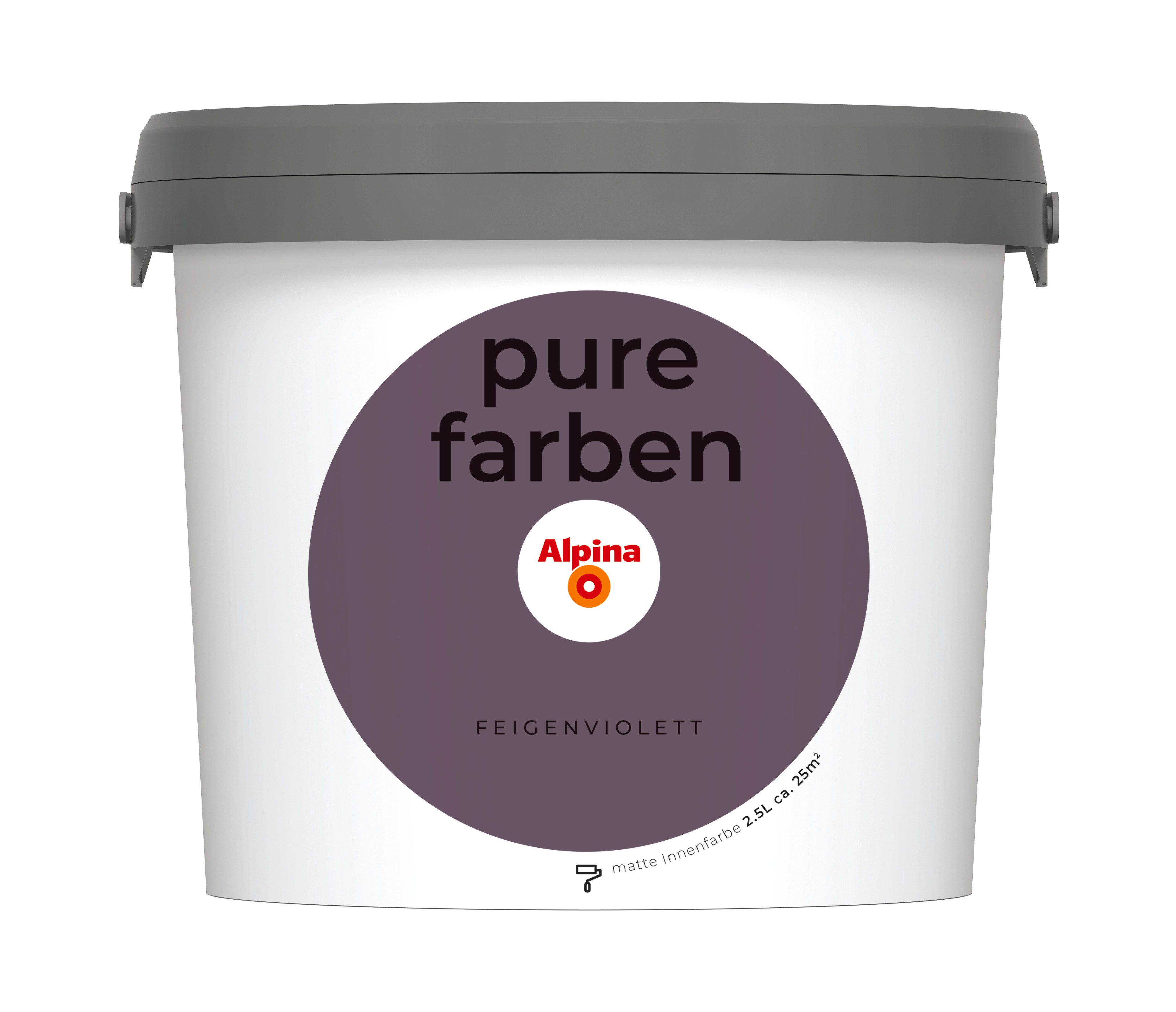 Wandfarbe Alpina pure farben - Violetttöne