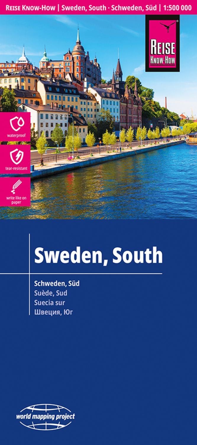 Reise Know-How Landkarte Schweden, Süd (1:500.000) / diverse, reiß- und wasserfest (world mapping project)