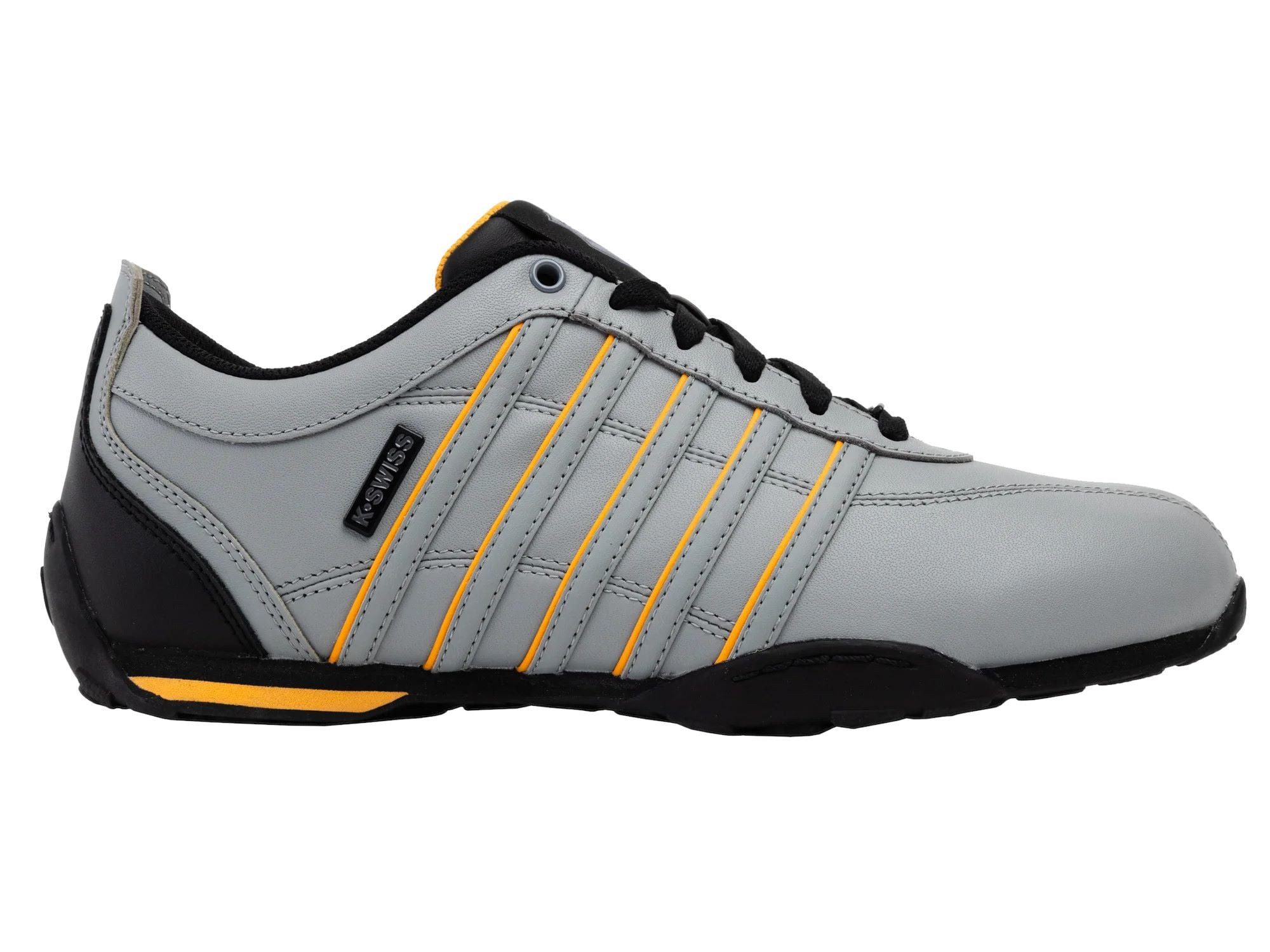 K-Swiss Arvee 1.5 Leder 2026 grau/schwarz/orange Herren Sneaker günstig online kaufen