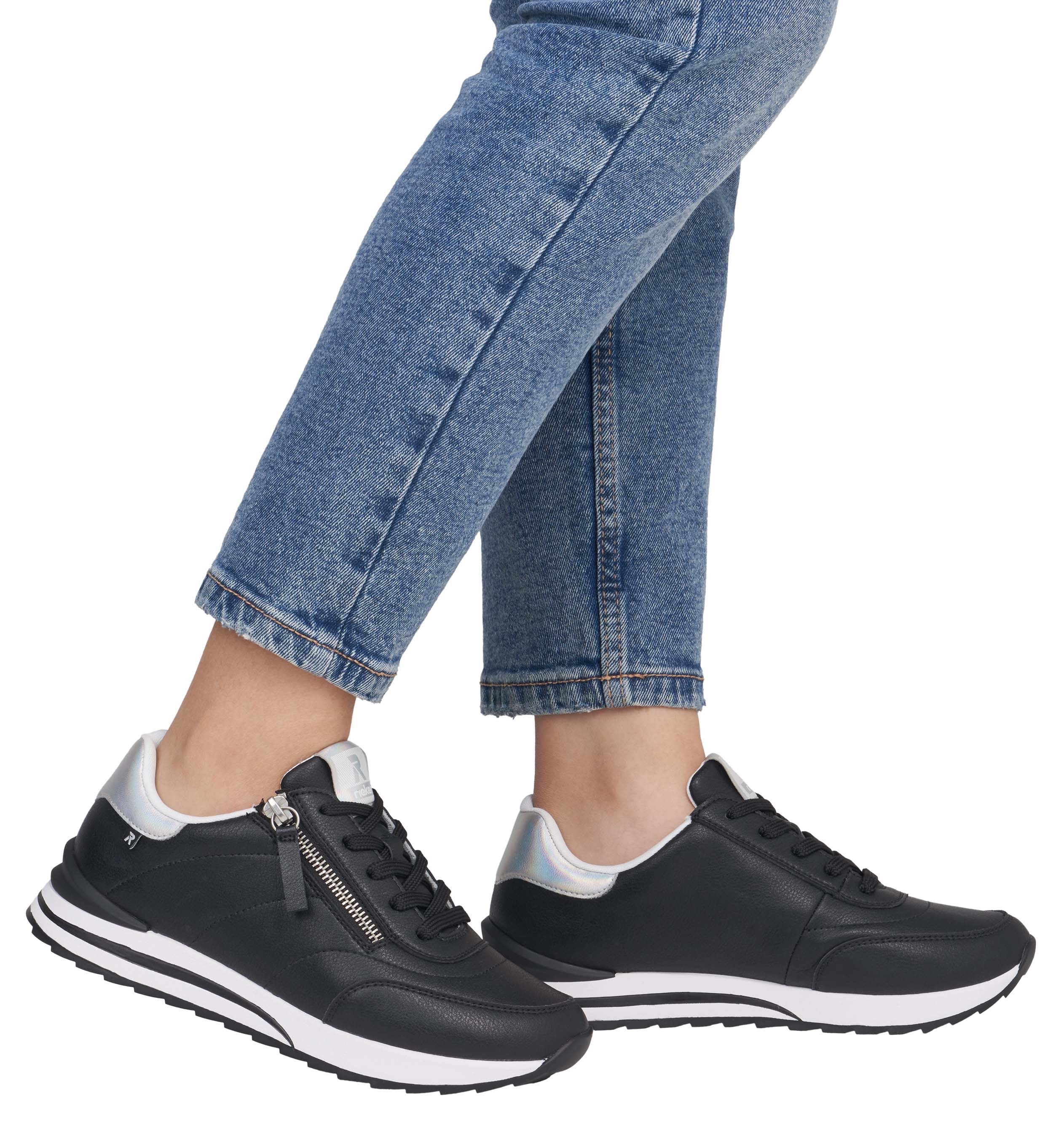 RIEKER Sport Plateausneaker, Freizeitschuh, Halbschuh, Schürschuh in schmal günstig online kaufen