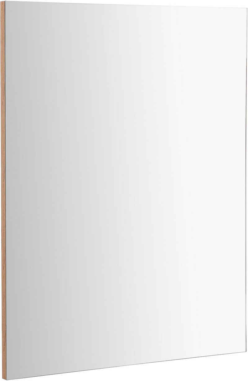 andas Badspiegel Lund Badezimmerspiegel Spiegelschrank ohne LED Beleuchtung, Spiegel Breite 58cm klassisches Design fürs Badezimmer