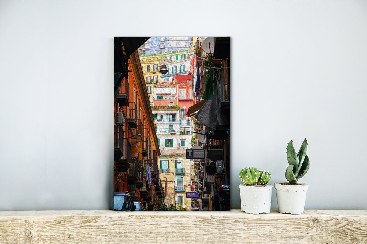 Italien, Gemälde, bespannt OneMillionCanvasses® in St), Zackenaufhänger, fertig inkl. Fahrspur 20x30 cm Leinwandbild (1 Leinwandbild