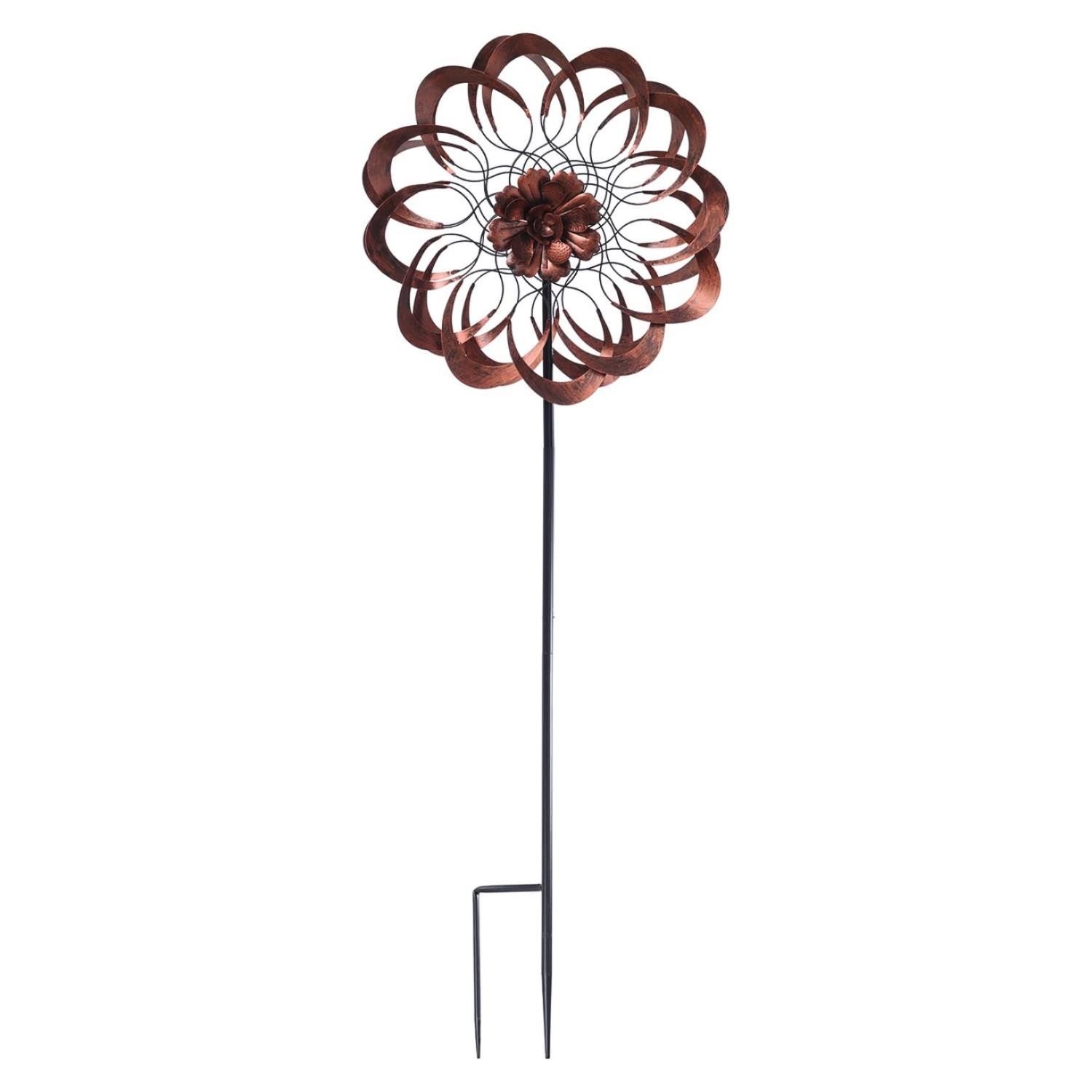 MARELIDA Deko-Windrad XXL Doppel Windrad kupfer günstig online kaufen