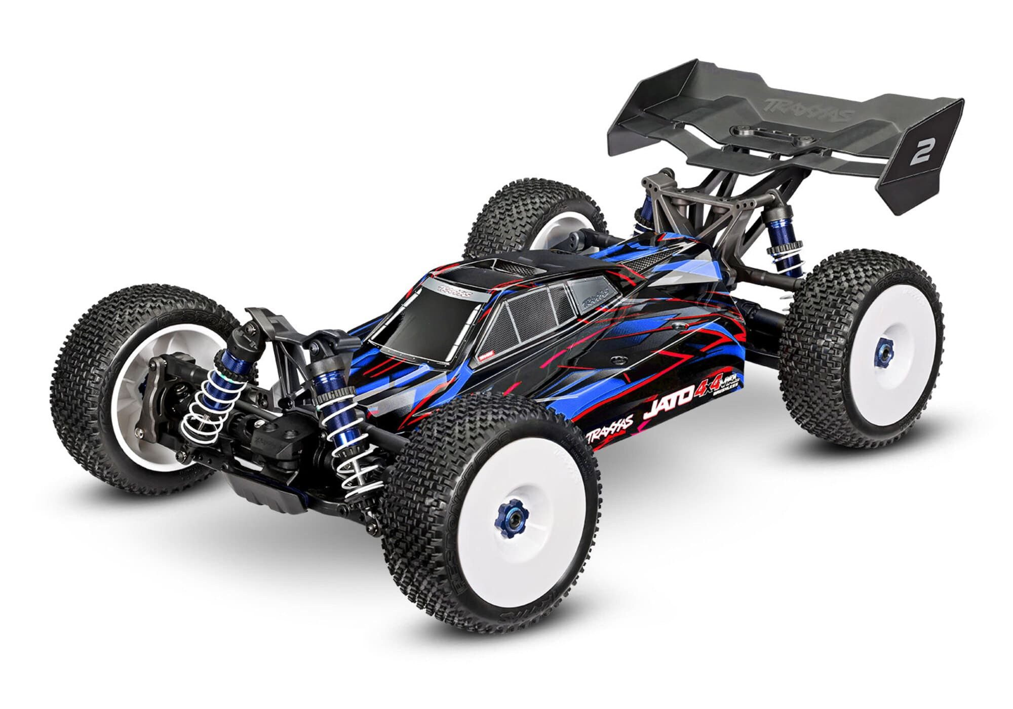 Traxxas RC-Buggy Traxxas JATO 4x4 VXL 4S Brushless blau RTR