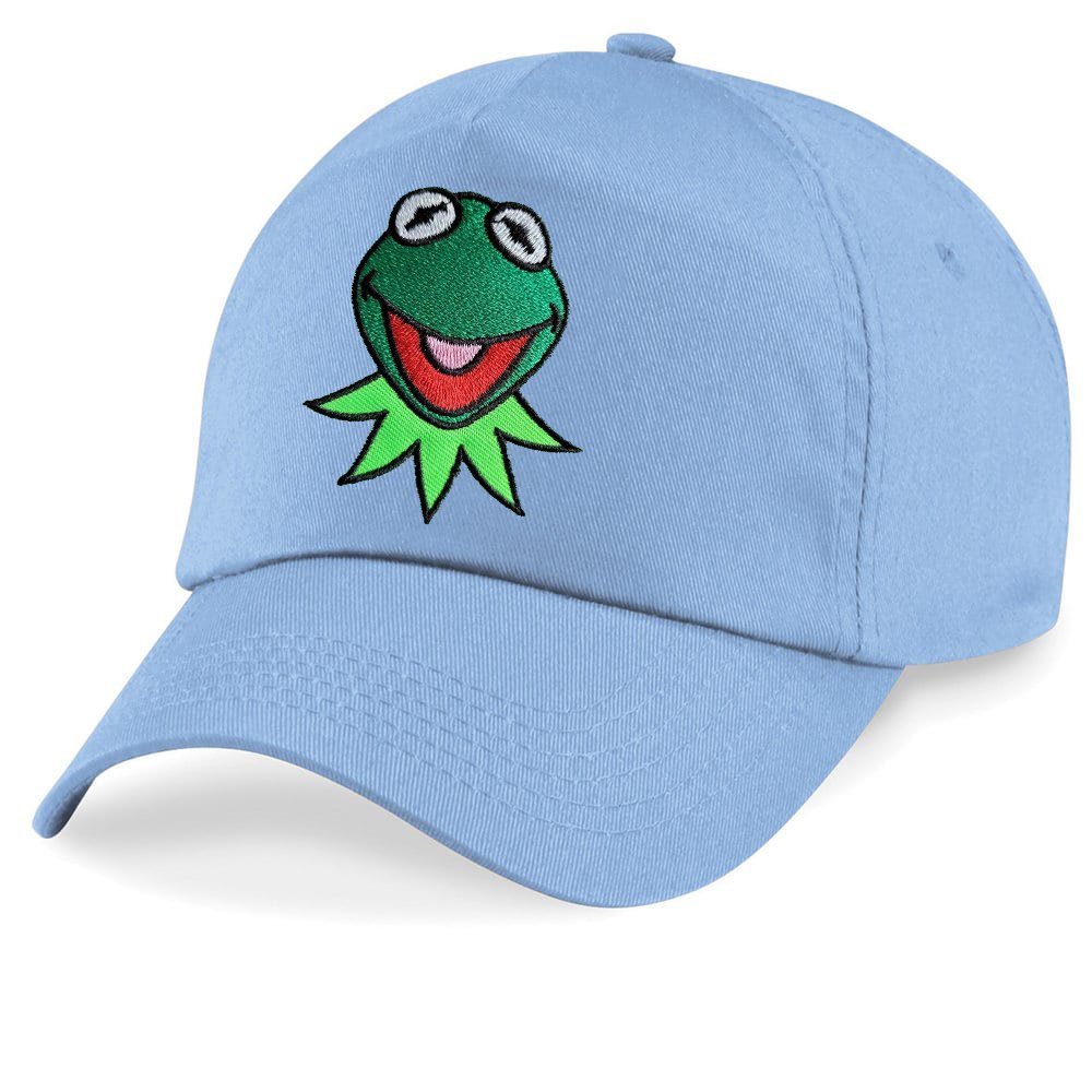 Frosch Baseball & Patch Comic Tv One Hellblau Kinder Kermit Stick Cap Brownie Muppet Blondie Frog Size