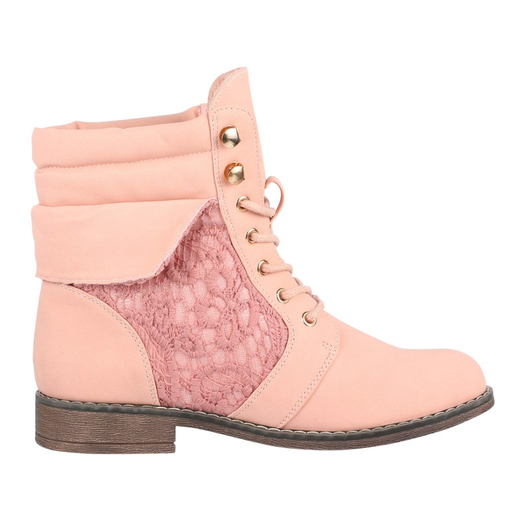 Elara Worker Boots Schnürstiefelette