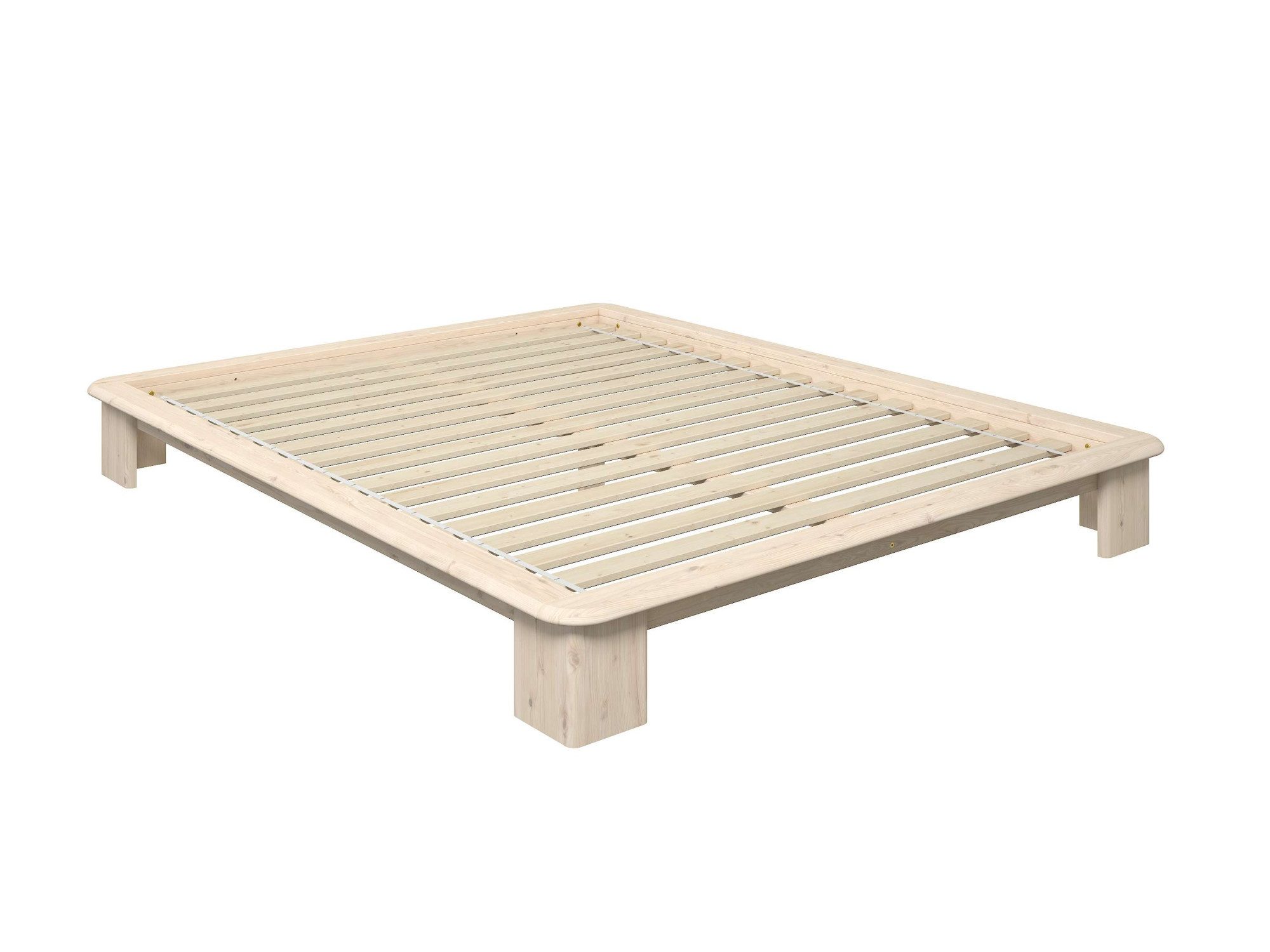 OTTO home Futonbett Peregrin, Bett, Bettgestell, Massivholzbett, inklusive Lattenrost, aus massiver Kiefer, FSC® – Bild 5 von 5