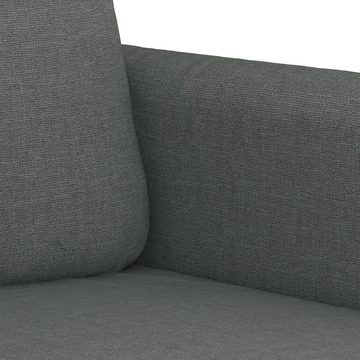 vidaXL Sofa Sessel Dunkelgrau 60 cm Stoff