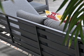 Garden Impressions Gartenlounge-Set "Lexinton XL Links", Aluminium Lounge mit Liegefunktion, wasserabweisende Kissen