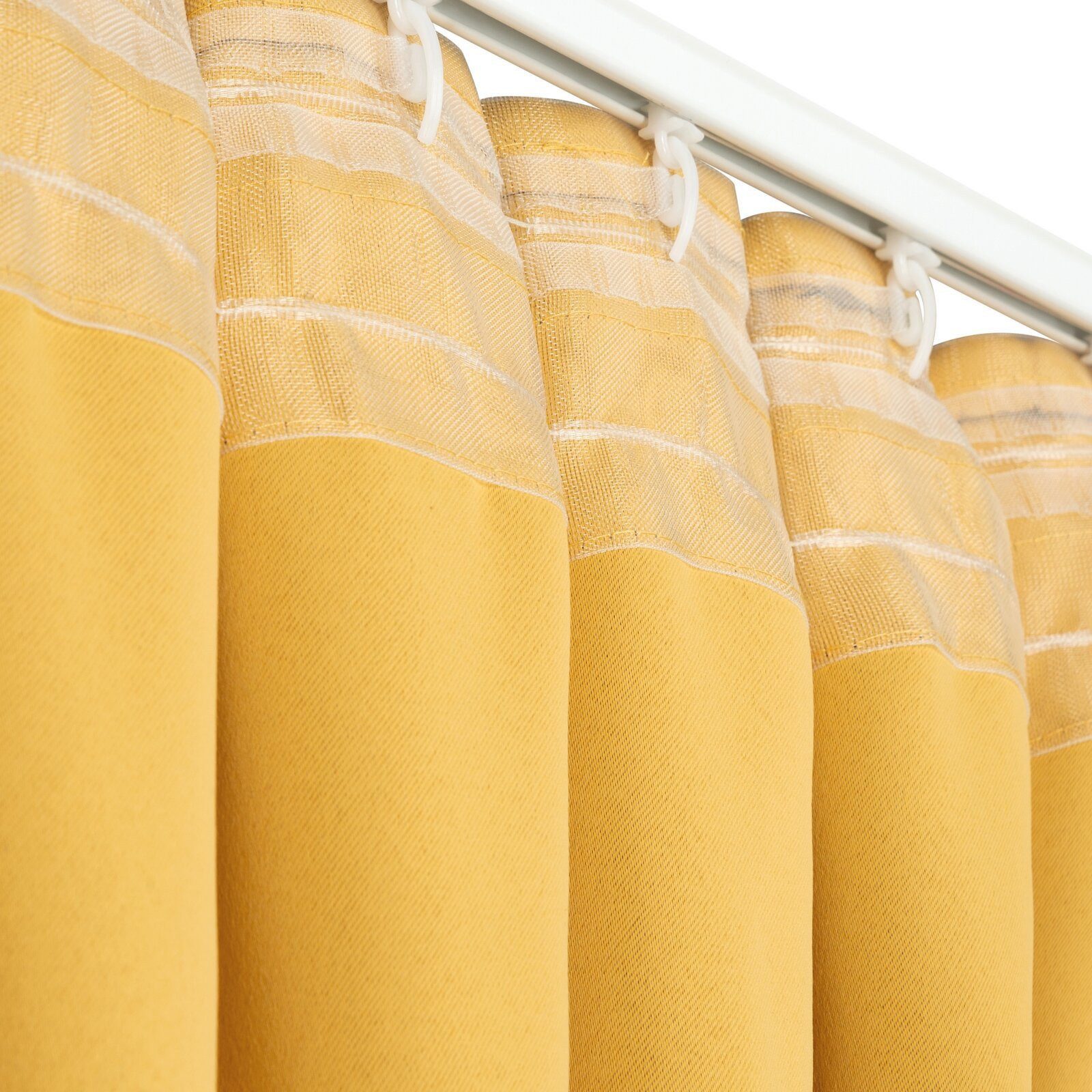 Eurofirany Vorhang MILAN Blickdichte Vorhänge mit festen Шторыhaken, Verdunkelungsvorhänge