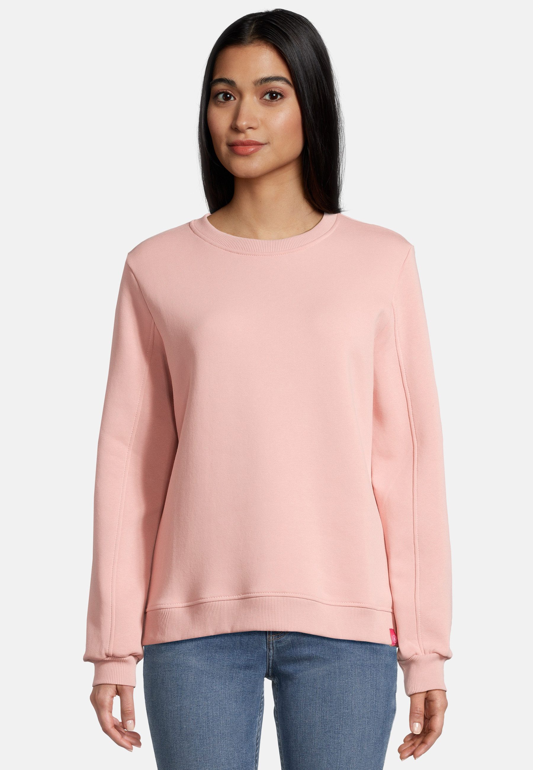 salzhaut Longpullover FOON Damen Leicht tailliert salzhaut – nordisch frisch, lässig und frech für jeden Tag!