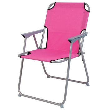 Mojawo Essgruppe 3-teiliges Campingmöbel Set L80xB60xH50-70cm Beige Pink klappbar