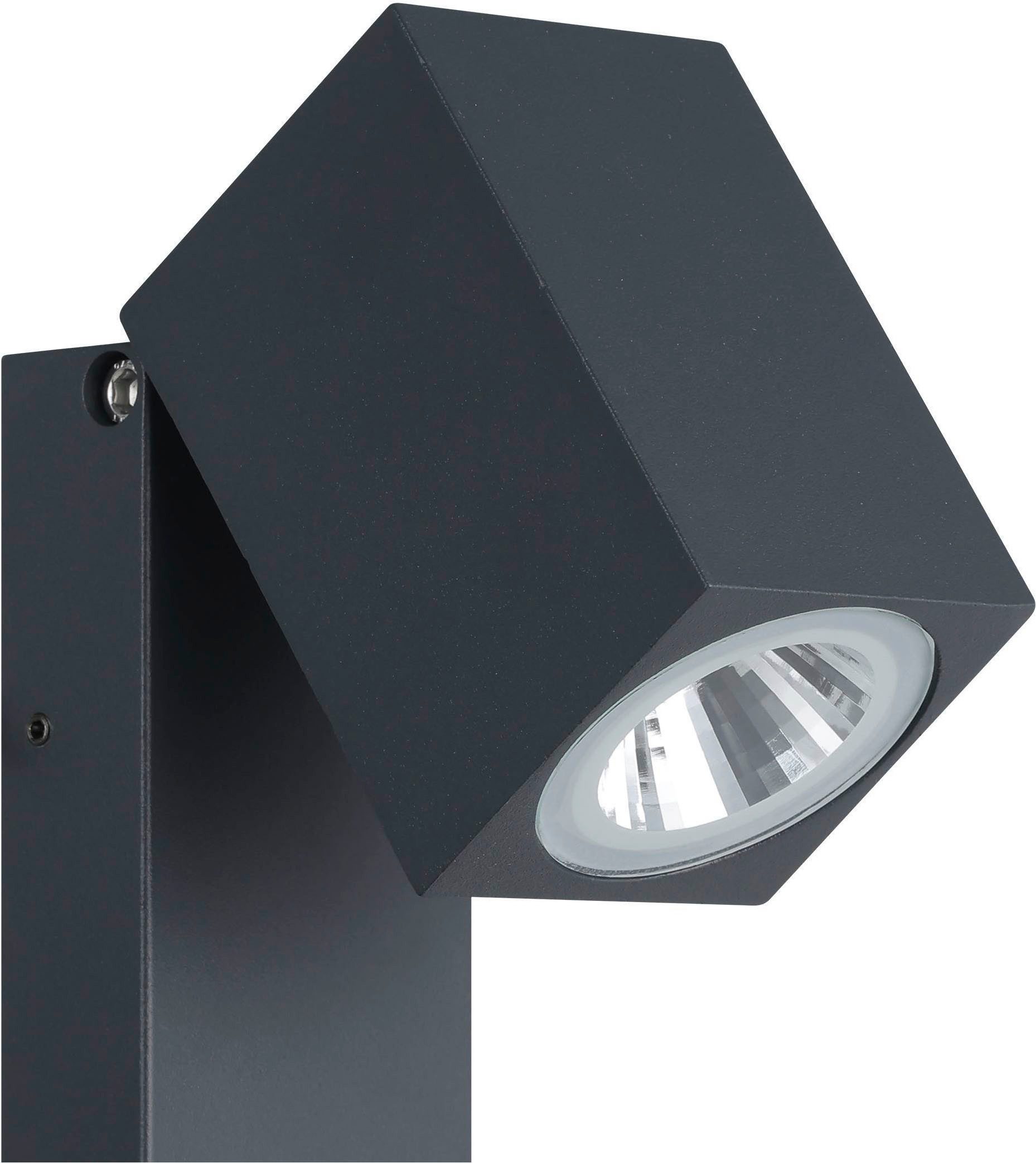 EGLO Wandleuchte Sakeda Außen-Wandlampe, Außenleuchte, Aluguss, IP44, Außenlampe, Lampe, Bewegungsmelder, LED fest integriert, Warmweiß, Wand-/Deckenleuchte - L – Bild 3 von 5