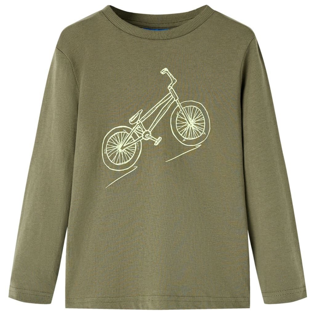 Langarmshirt Kinder-Langarmshirt Khaki 116