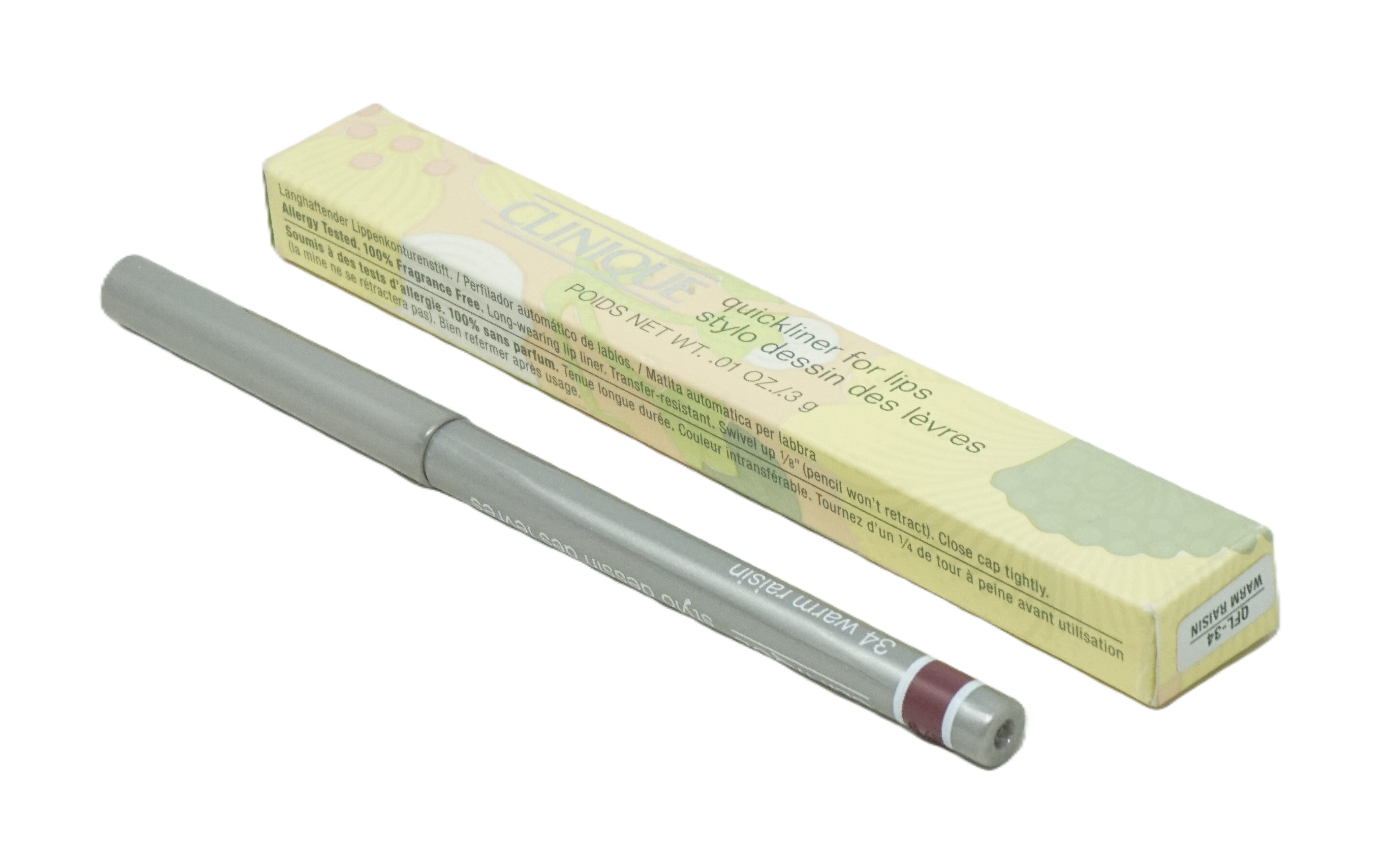 CLINIQUE Lipliner Clinique Quickliner For Lips Lipliner QFL 34 Warm Raisin 3g