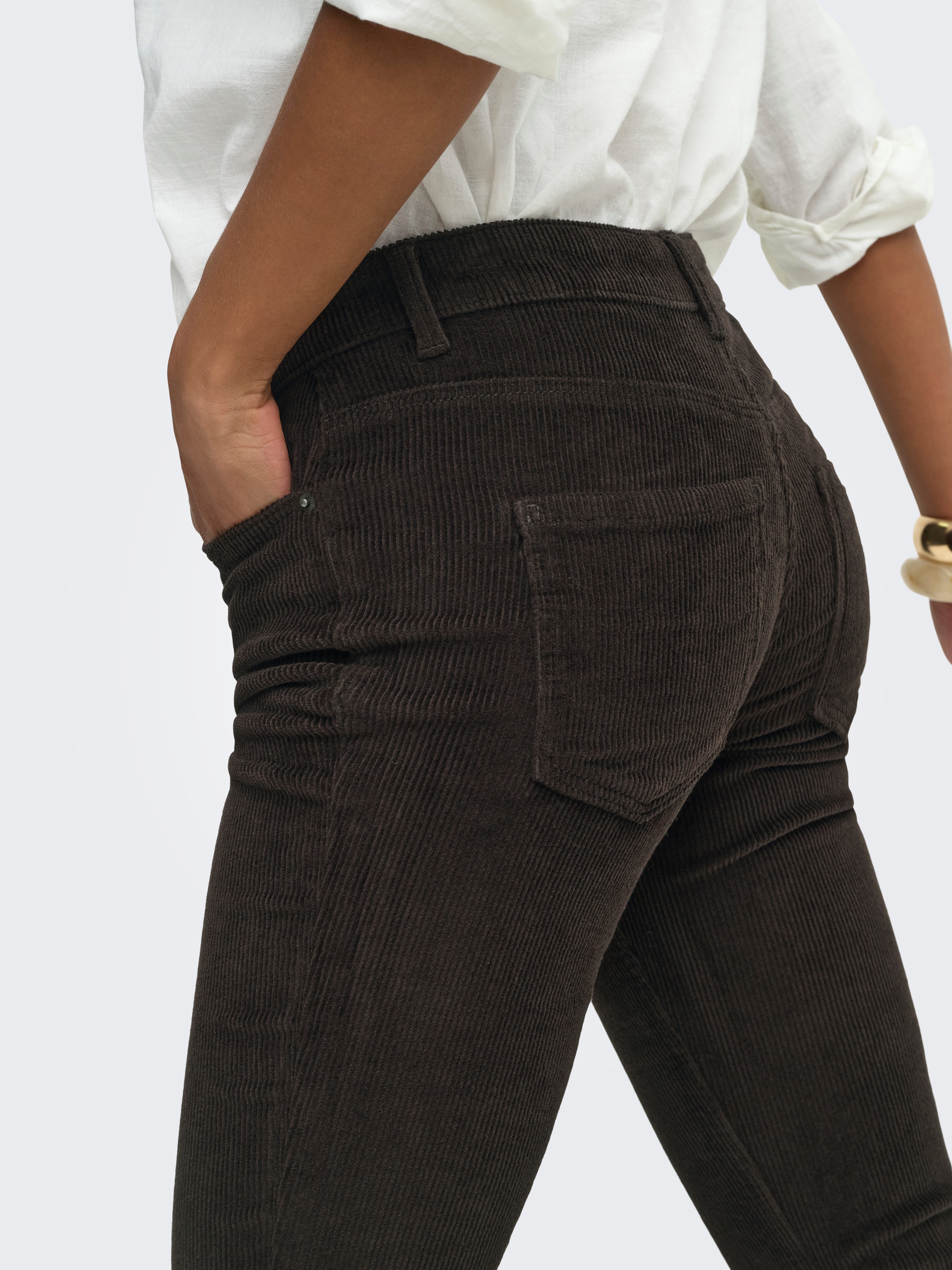 ONLY Cordhose ONLMARY – Flared Cordhose mit Stretchkomfort Baumwollmischung, bootcut fit