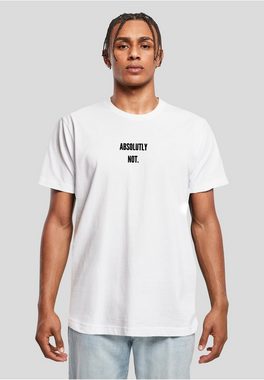 MisterTee T-Shirt MisterTee Herren Absolutely Not Tee (1-tlg)