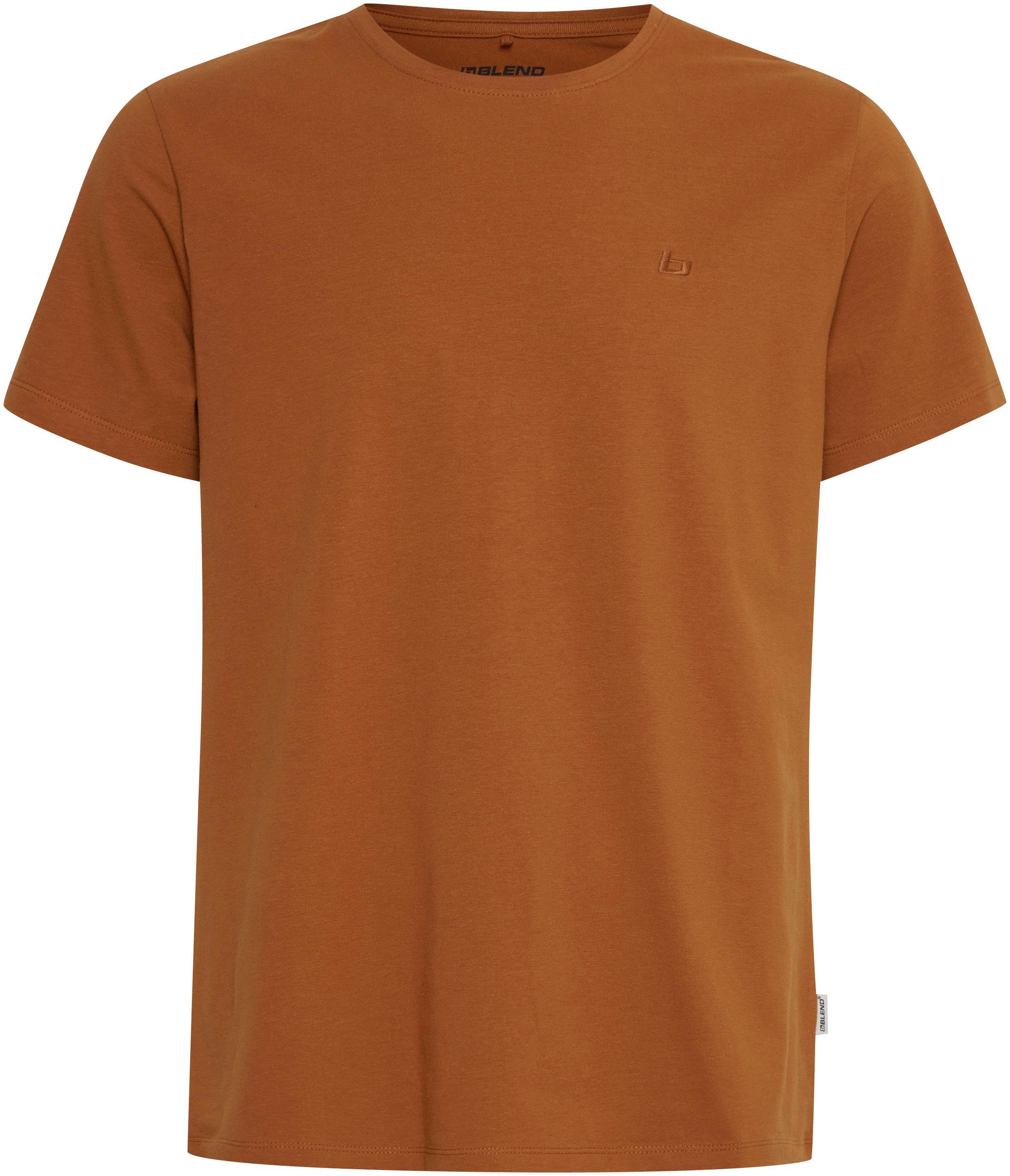 T-shirt Brown 2-in-1-Langarmshirt BL crew BHDinton Blend