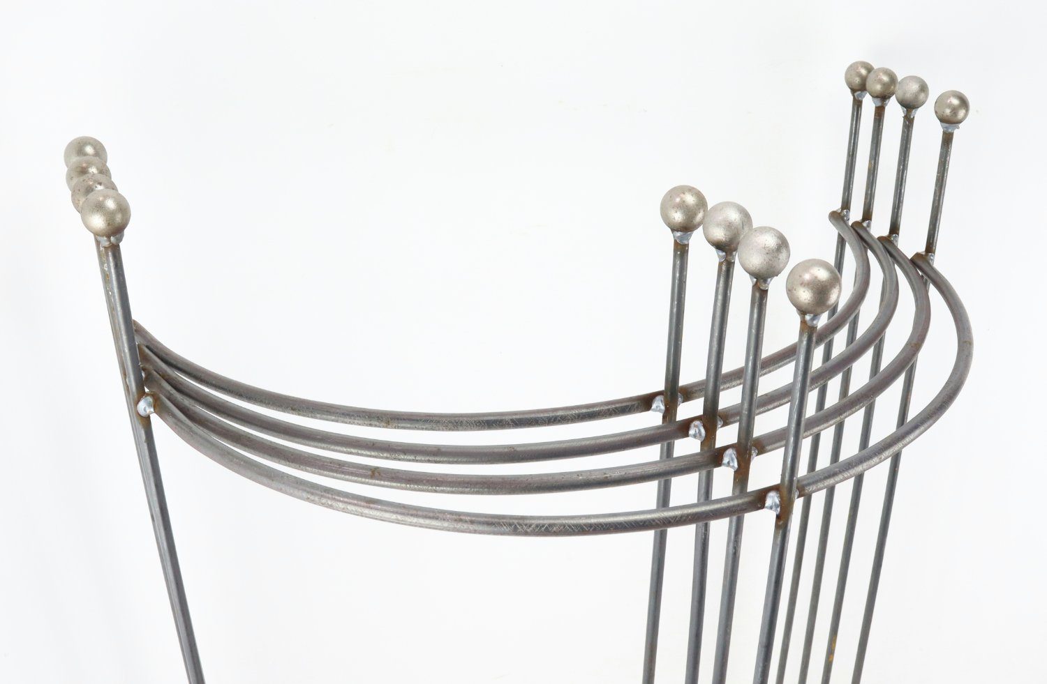 Rankgitter 4x Staudenhalter halbrund Kugel 55/90 cm massiv