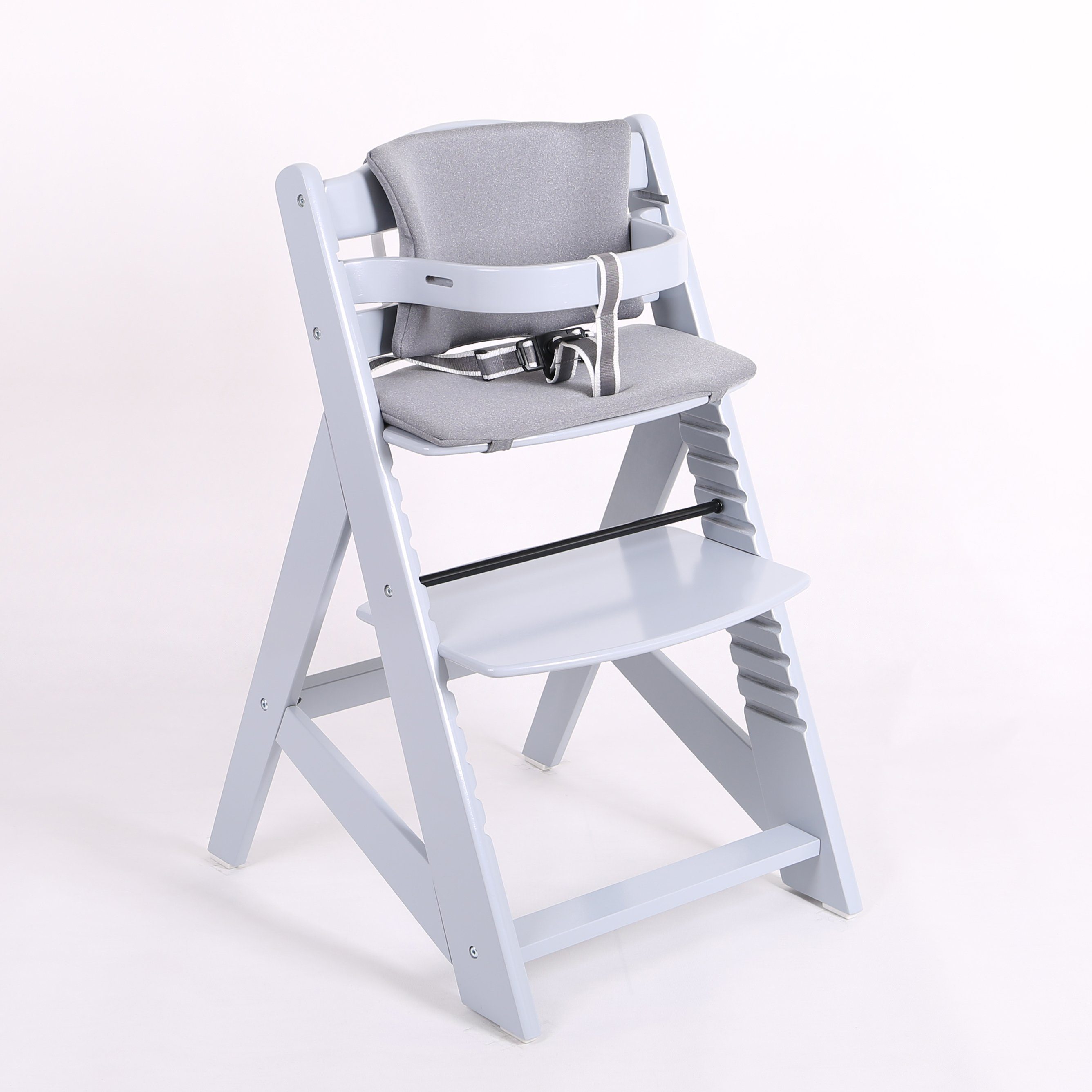 TIGGO Hochstuhl Hochstuhl Kinderhochstuhl Babyhochstuhl Treppenhochstuhl (Packung mit 1 Artikel), Gestell aus Massivholz