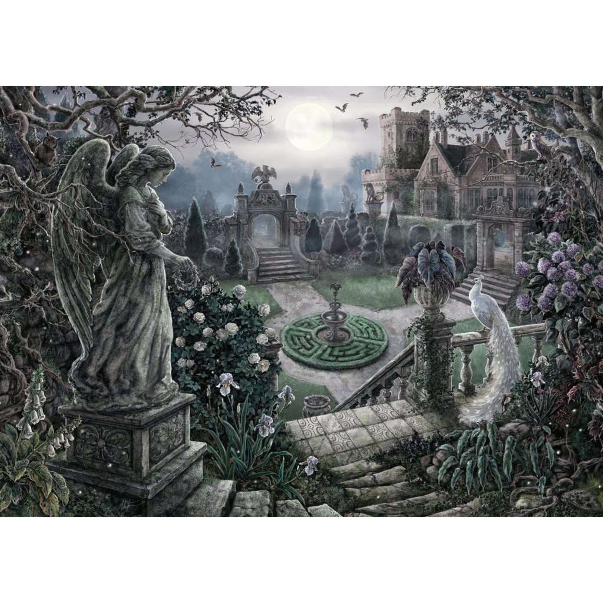 Ravensburger Puzzle Ravensburger EXIT Puzzle Nachts im Garten, 368 Puzzleteile