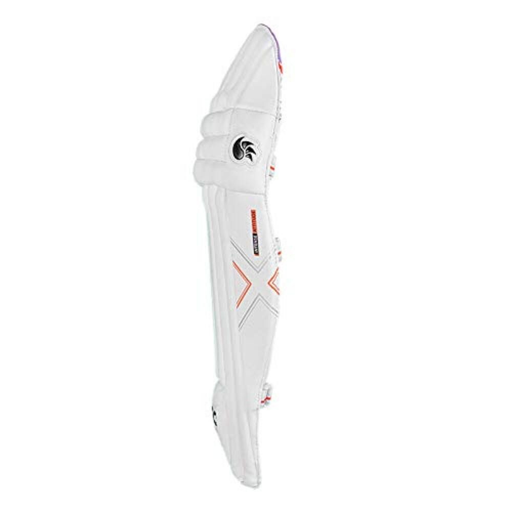 DSC Protektoren-Set Intense Attitude Cricket Batting Legguard (Verkaufspaket: 1 Paar Batting Leg Guard, bietet mehr Komfort und Stabilität), Breiter Riemen und Knöchelschaum, Komfort und Stabilität