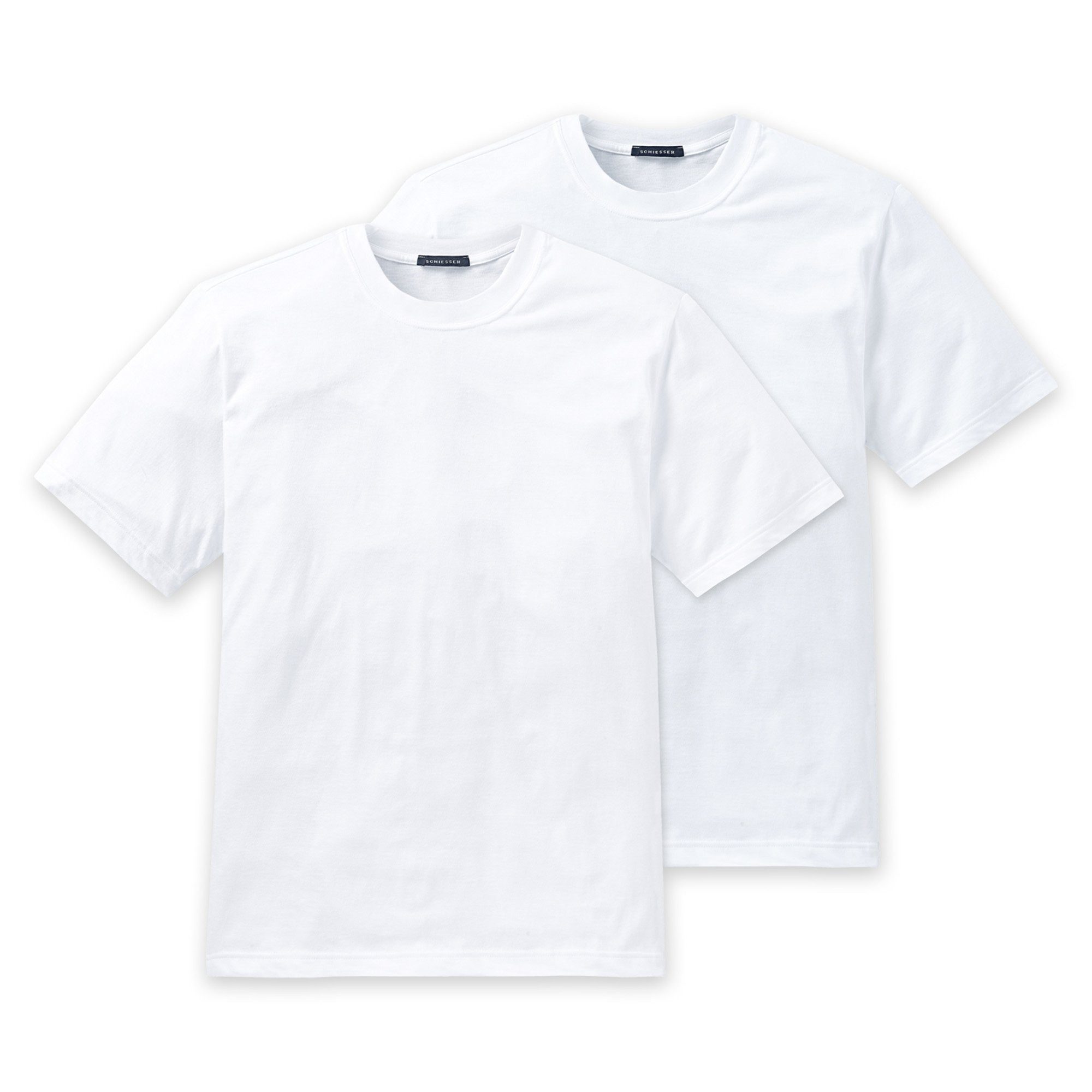 Unterhemd Herren T-Shirt 2er Pack Baumwolle American T-Shirt