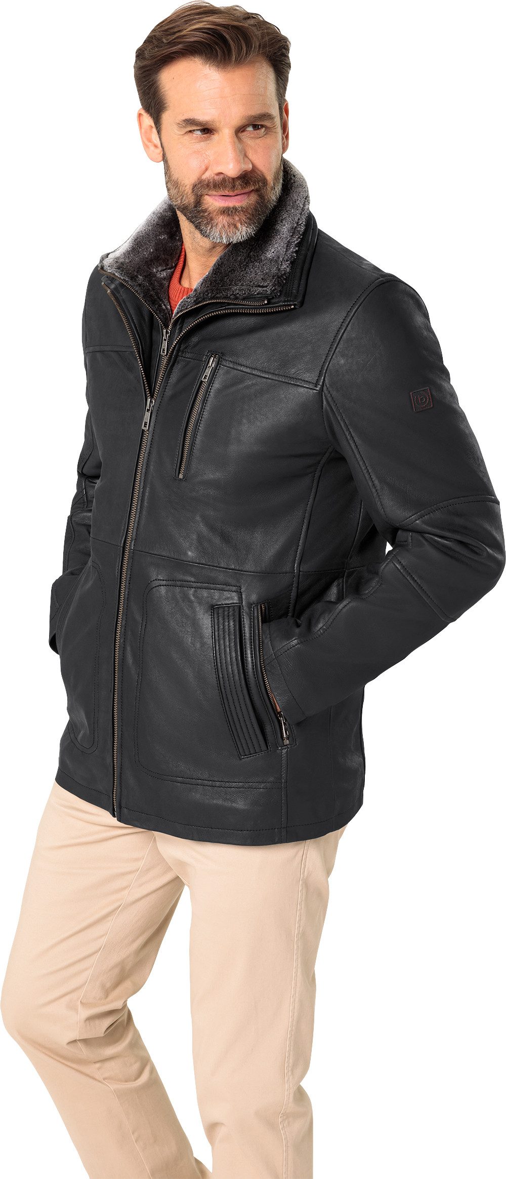 bugatti Lederjacke luxuriöser und weicher Griff