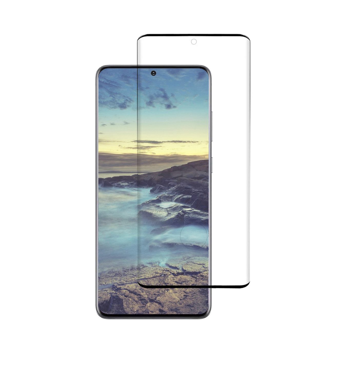 Ventarent Displayschutzglas Displayschutz Schutzfolie Panzerfolie Hartglas 9H für Samsung Galaxy S20 Ultra, inklusive Reinigungstuch, 2 Stück, 9H Hartglas, Displayschutz, 3D-Touch fähig, Samsung S20 Ultra