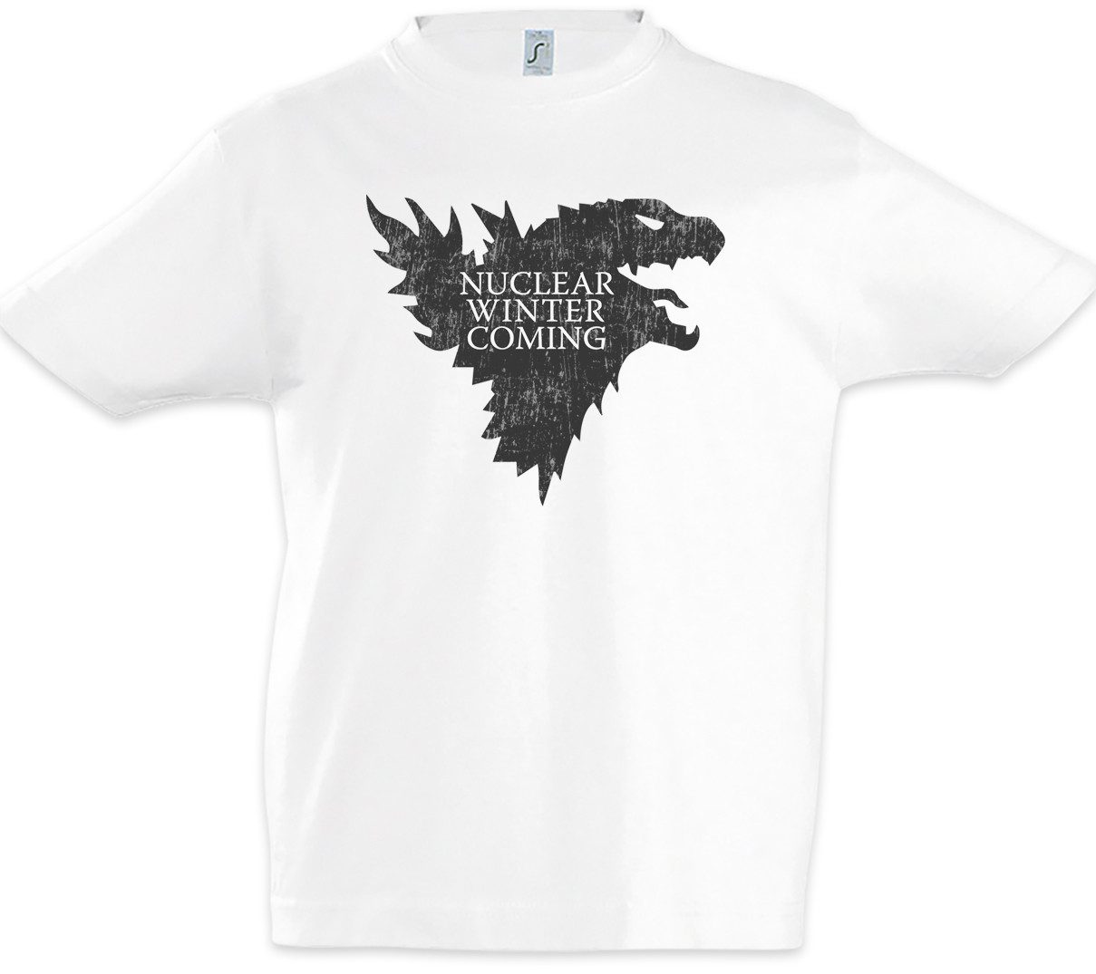 Print-Shirt Nuclear Winter Kinder T-Shirt Godzilla Game Of Swords Houses Thrones