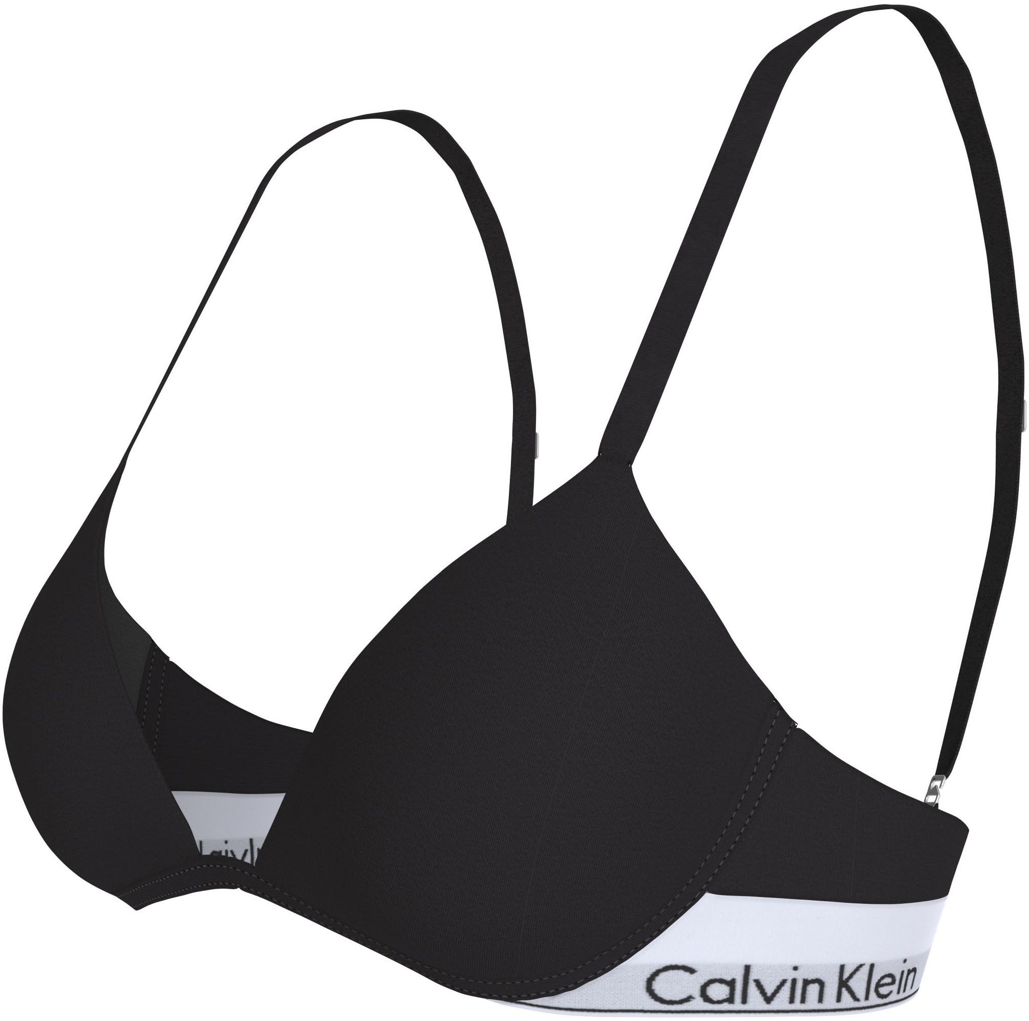 Calvin Klein Underwear Bügel-BH LIGHTLY LINED PLUNGE Körpernahe Passform mit elastischem Bund