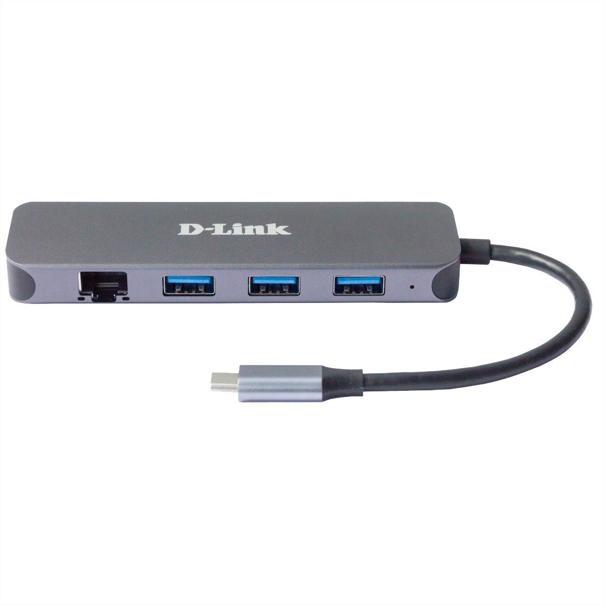 DUB-2334 5-in-1 USB-C Hub mit Gigabit Ethernet/Power Delivery Computer-Adapter