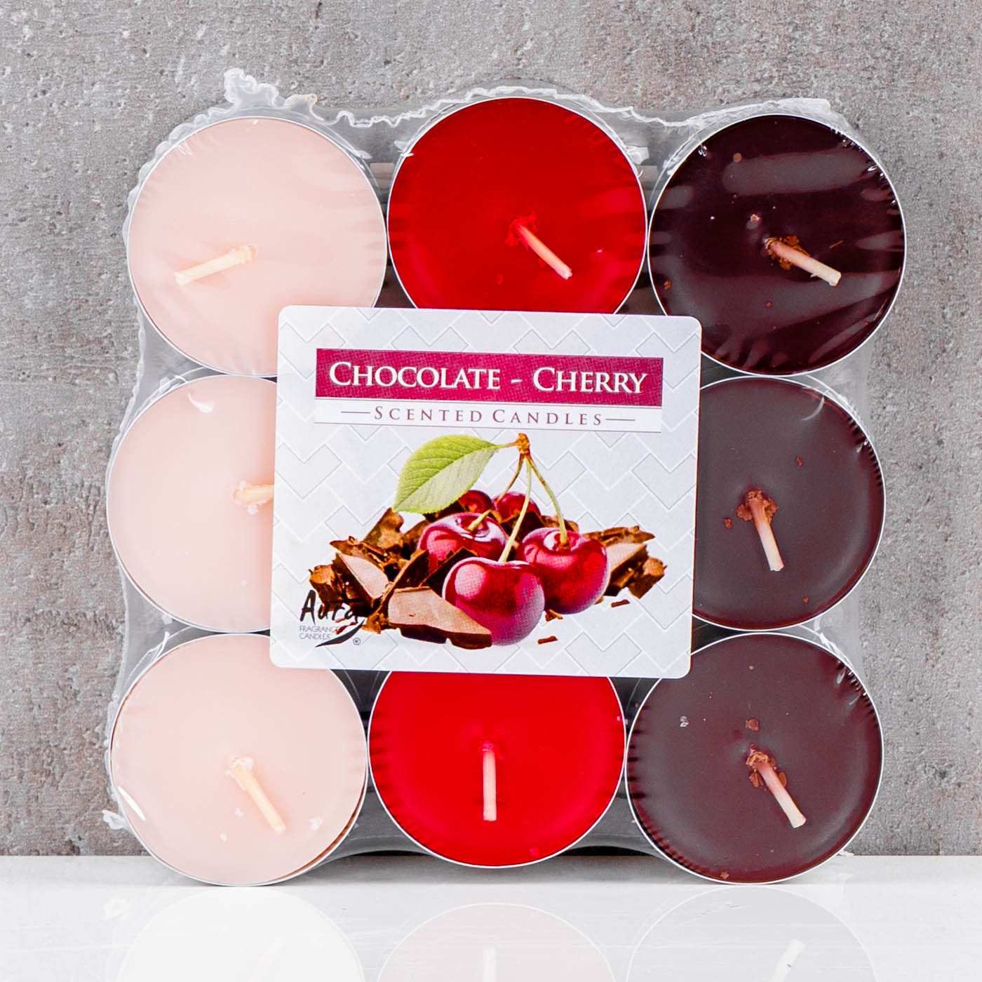 Levandeo® Duftkerze, 36 Kerzen 2x18 Stück Schoko Kirsche Zimt Weihnachtsduf günstig online kaufen