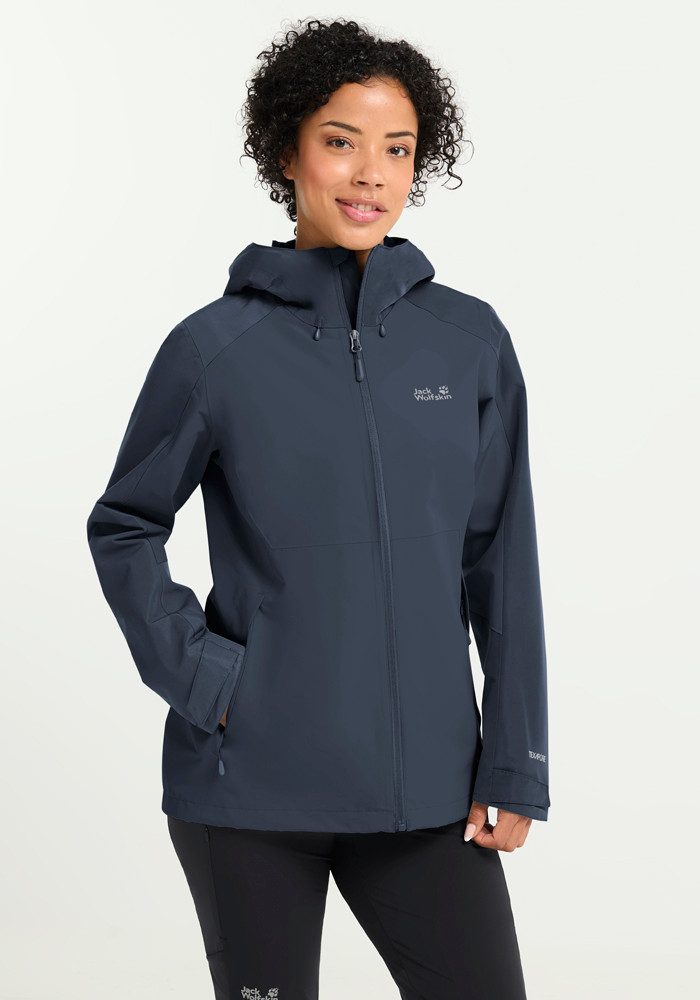 Jack Wolfskin Funktionsjacke WILDBOUND 2L JKT W Wasserdicht, atmungsaktiv, Übergangsjacke