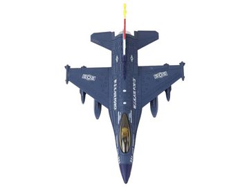 LEAN Toys Spielzeug-Flugzeug Militärflugzeug Kampfflugzeug Sounds Lichter Moro Flugzeug Spielzeug