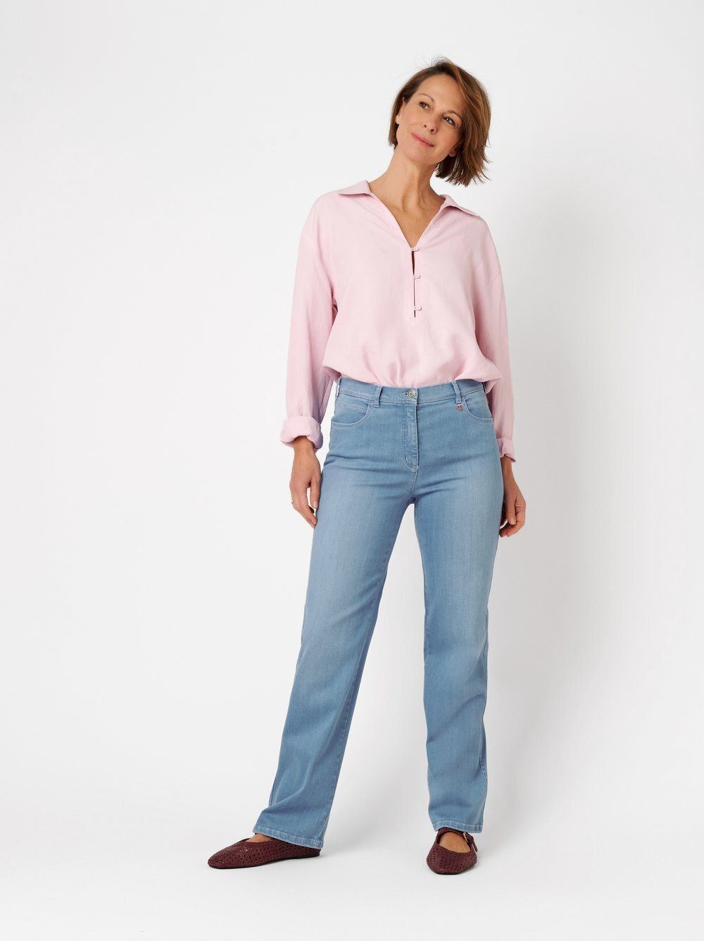 Relaxed by TONI Straight-Jeans Meine beste Freundin Slim in Straight-Fit