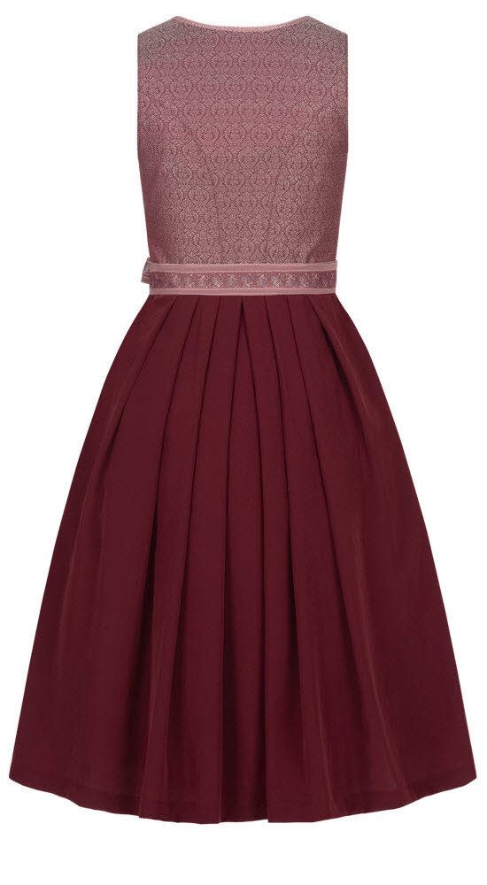 Nübler Dirndl Dindl midi Dora in Bordeaux von Nübler günstig online kaufen