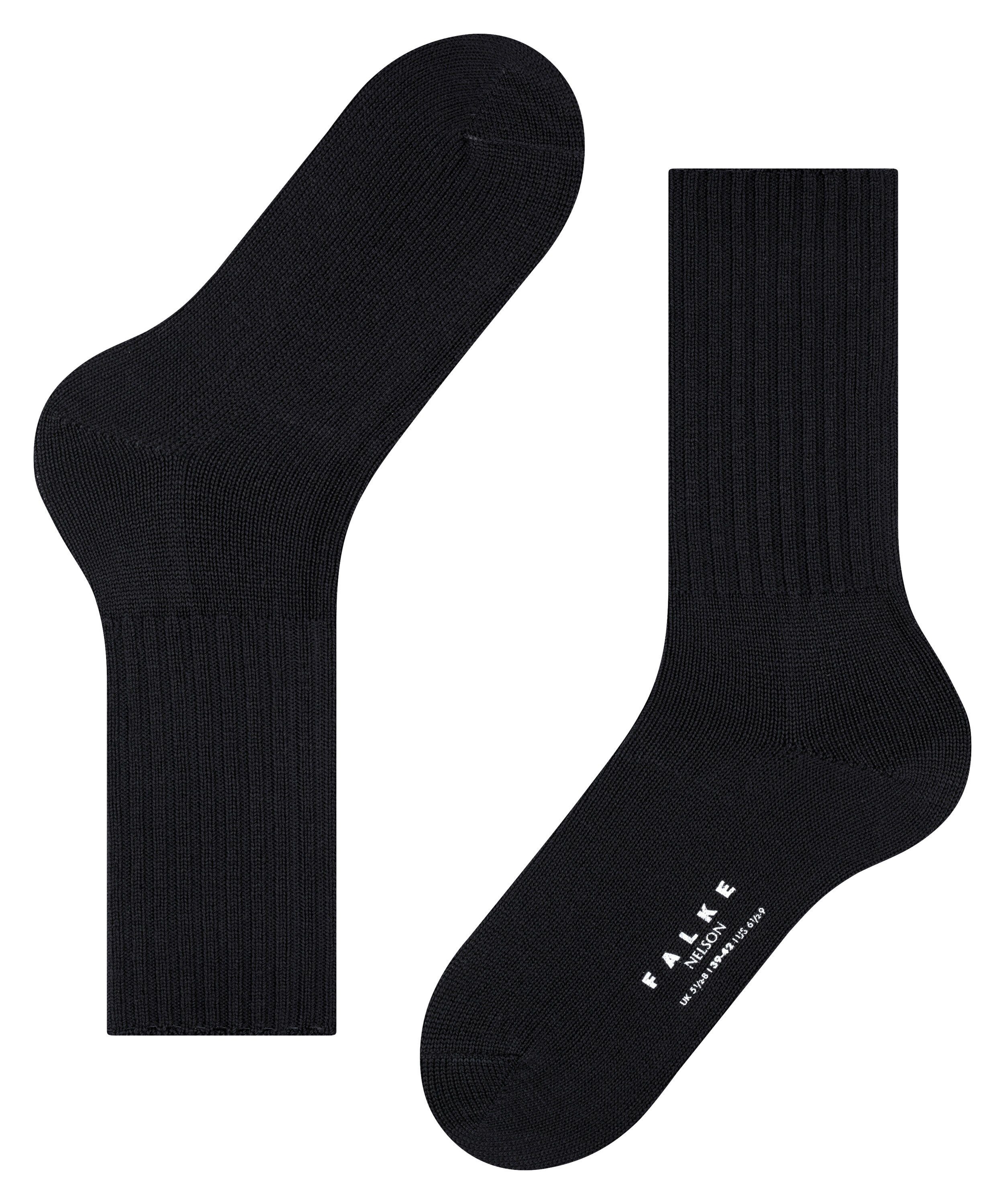 Socken (3000) black (1-Paar) FALKE Nelson