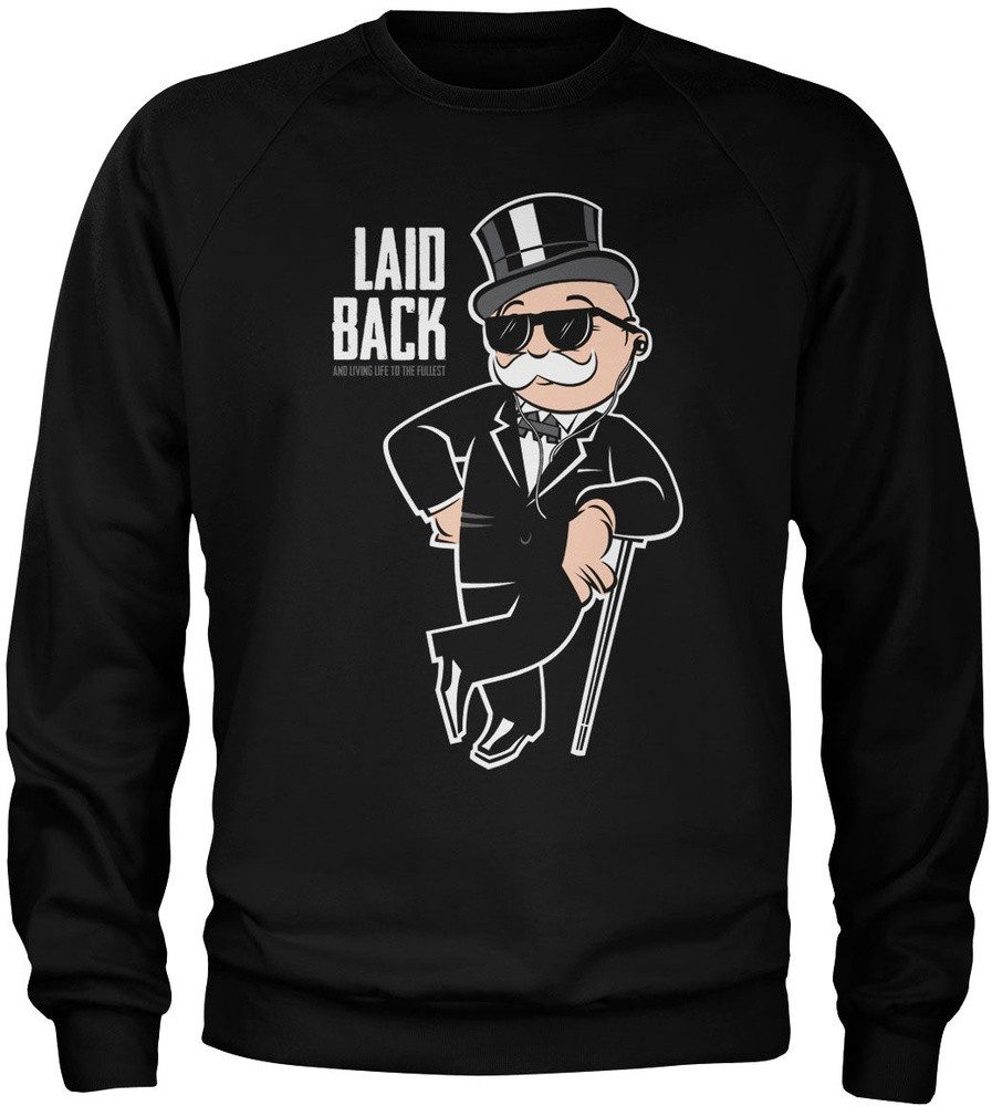 Monopoly Rundhalspullover Mr Monopoly Laid Back Sweatshirt